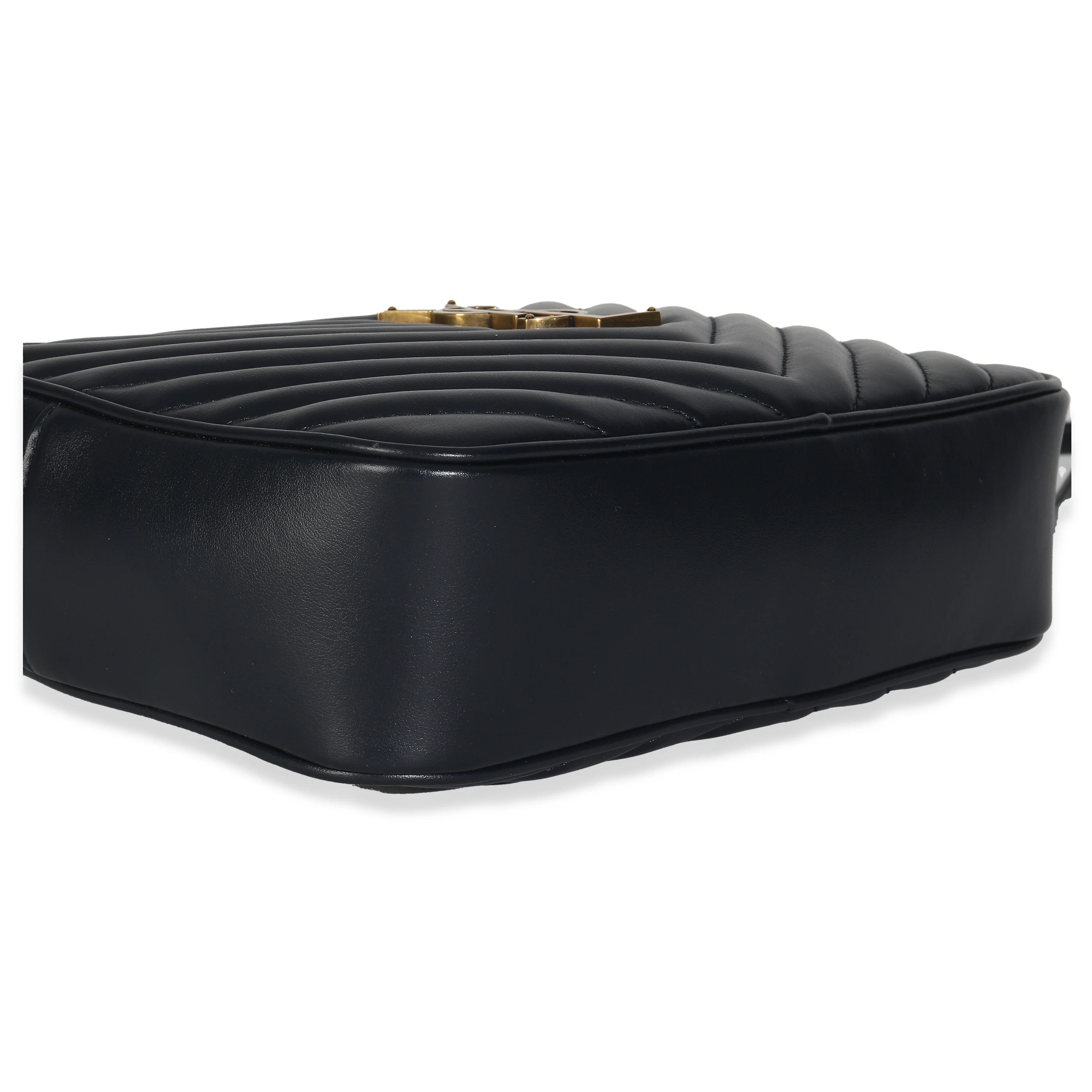 Navy Calfskin Matelasse Monogram Lou Camera Bag - Image 7