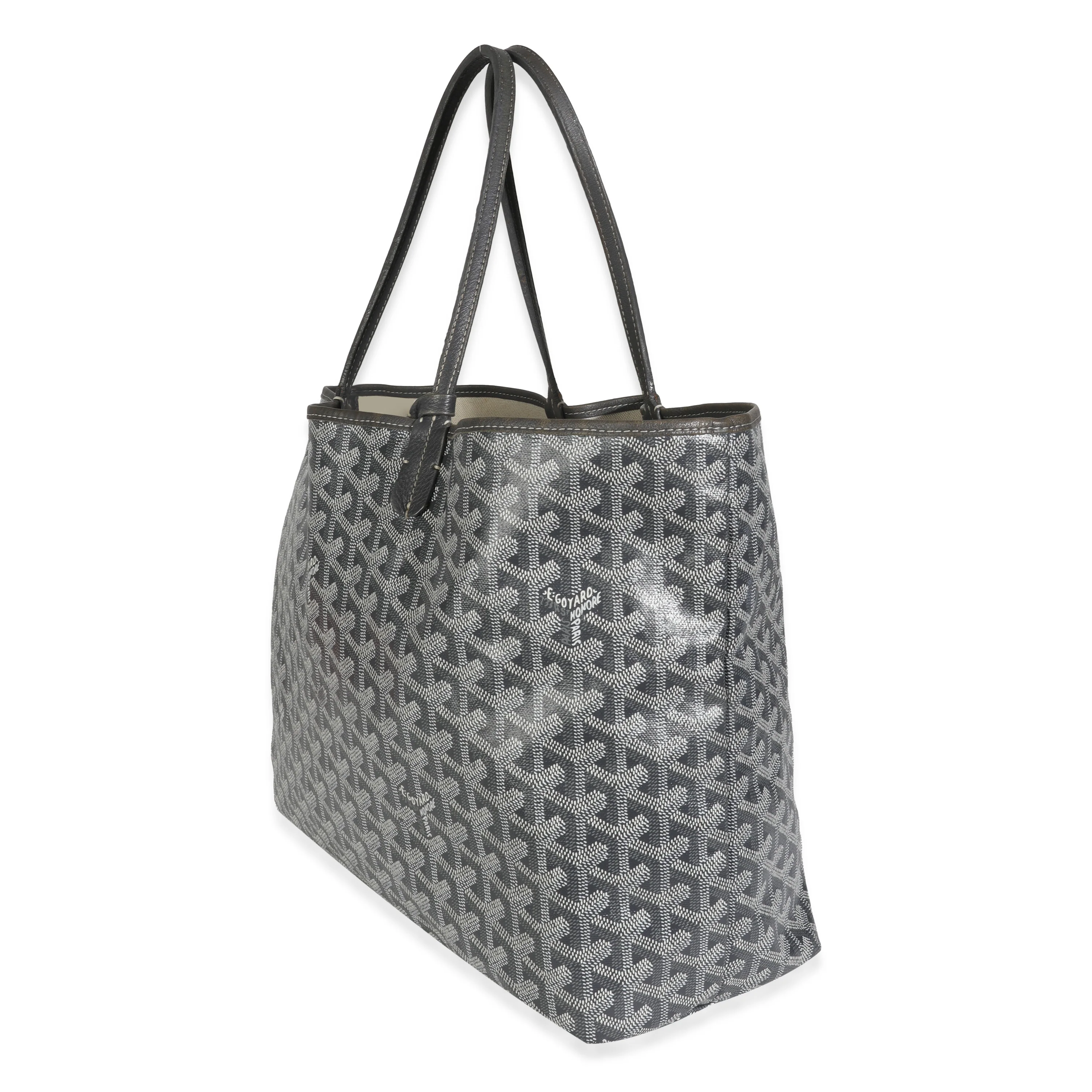 Grey Goyardine Canvas Saint Louis PM - Image 2