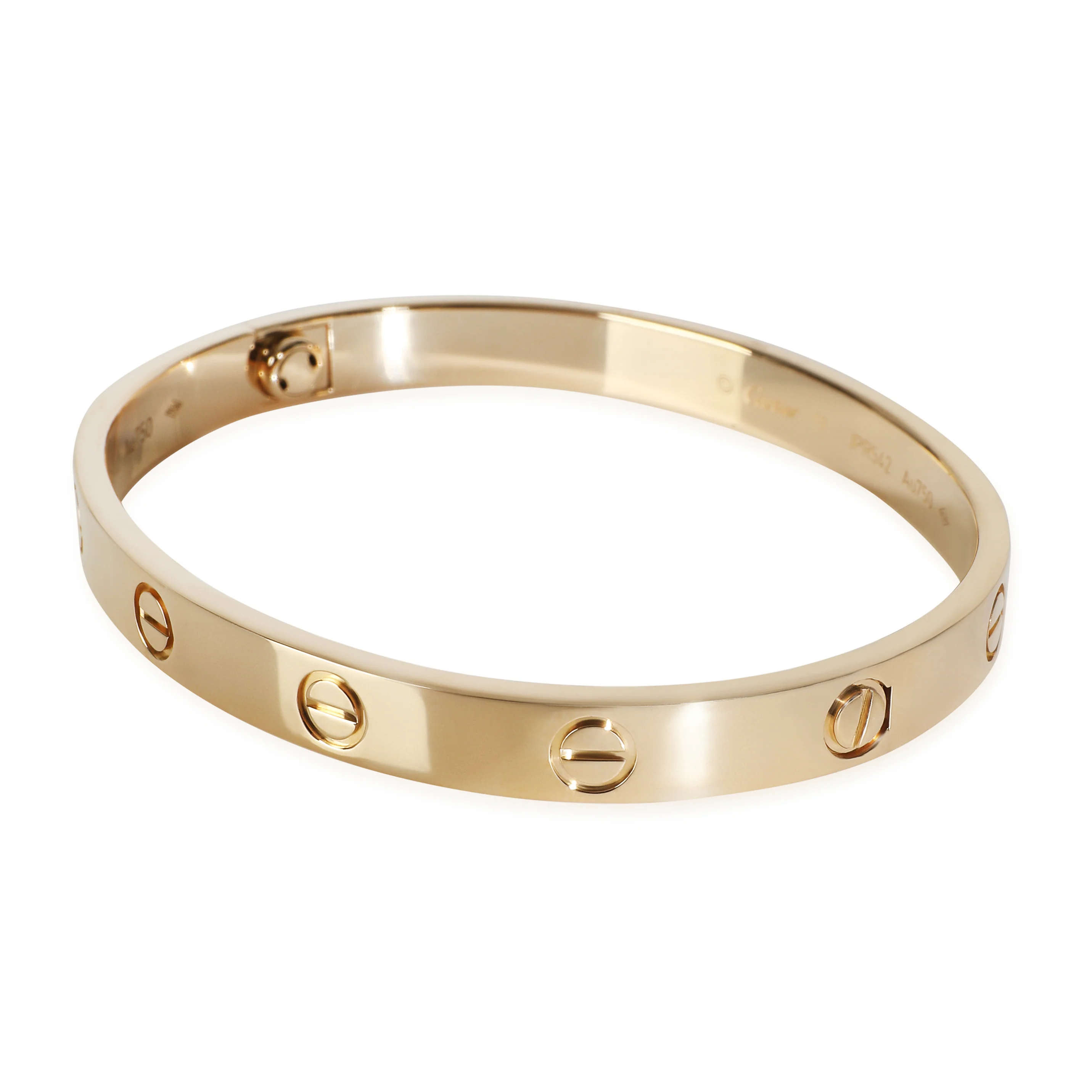 Yellow Gold Love Bracelet - Image 2
