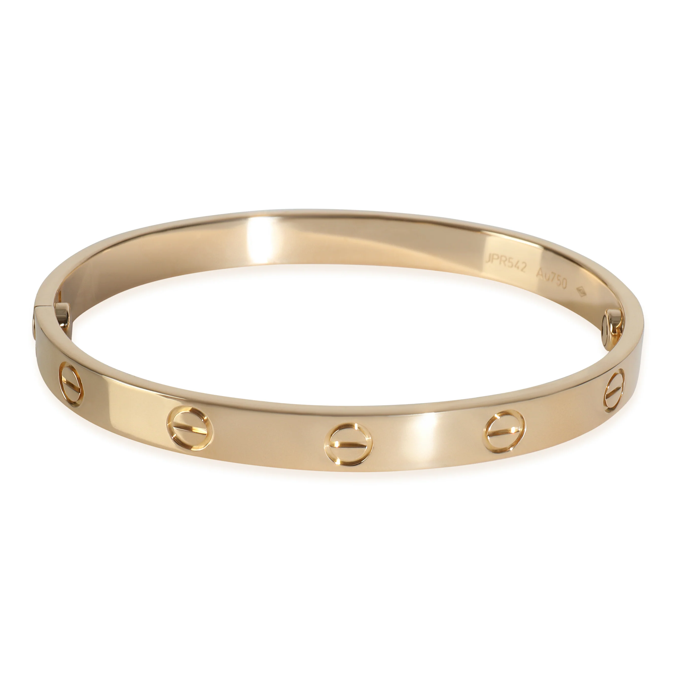 Yellow Gold Love Bracelet - Image 3