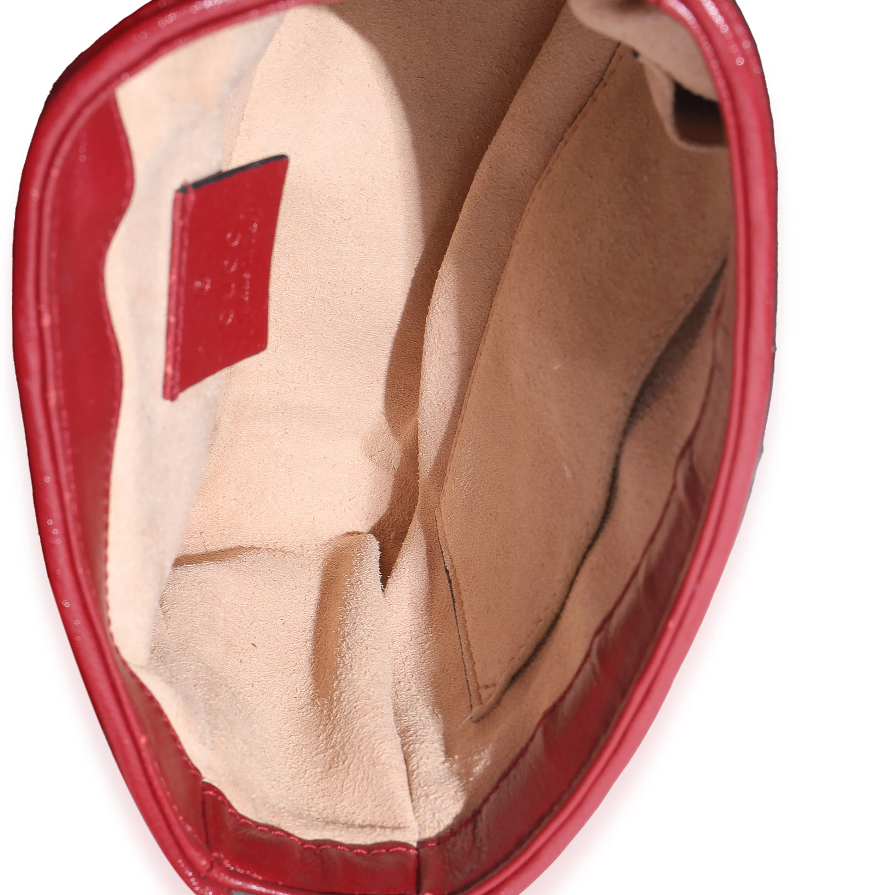 Black Vintage Effect Calfskin Matelasse Diagonal Mini Torchon GG Marmont - Image 9
