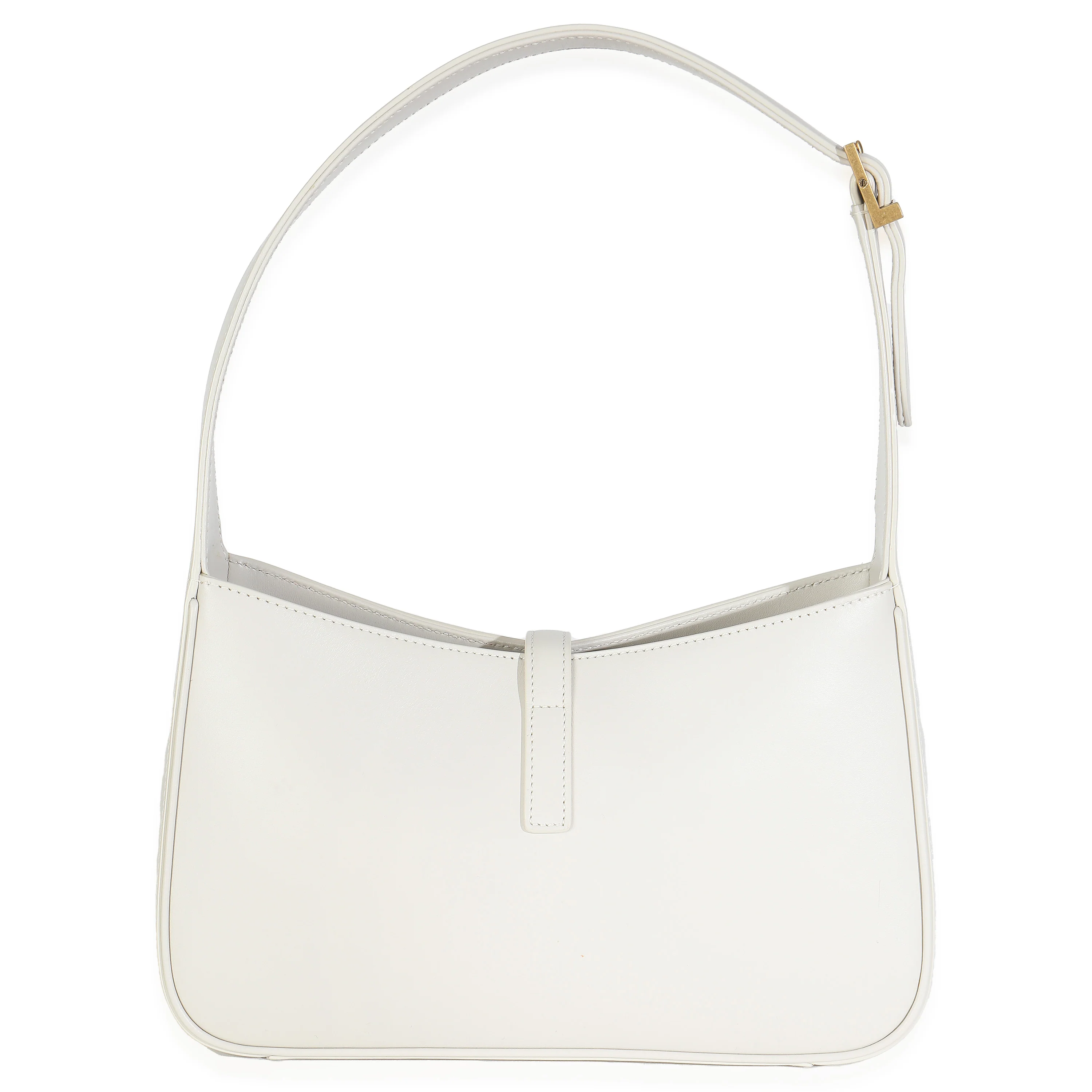 Blanc Vintage Smooth Calfskin Medium Le 5 A 7 Hobo - Image 4