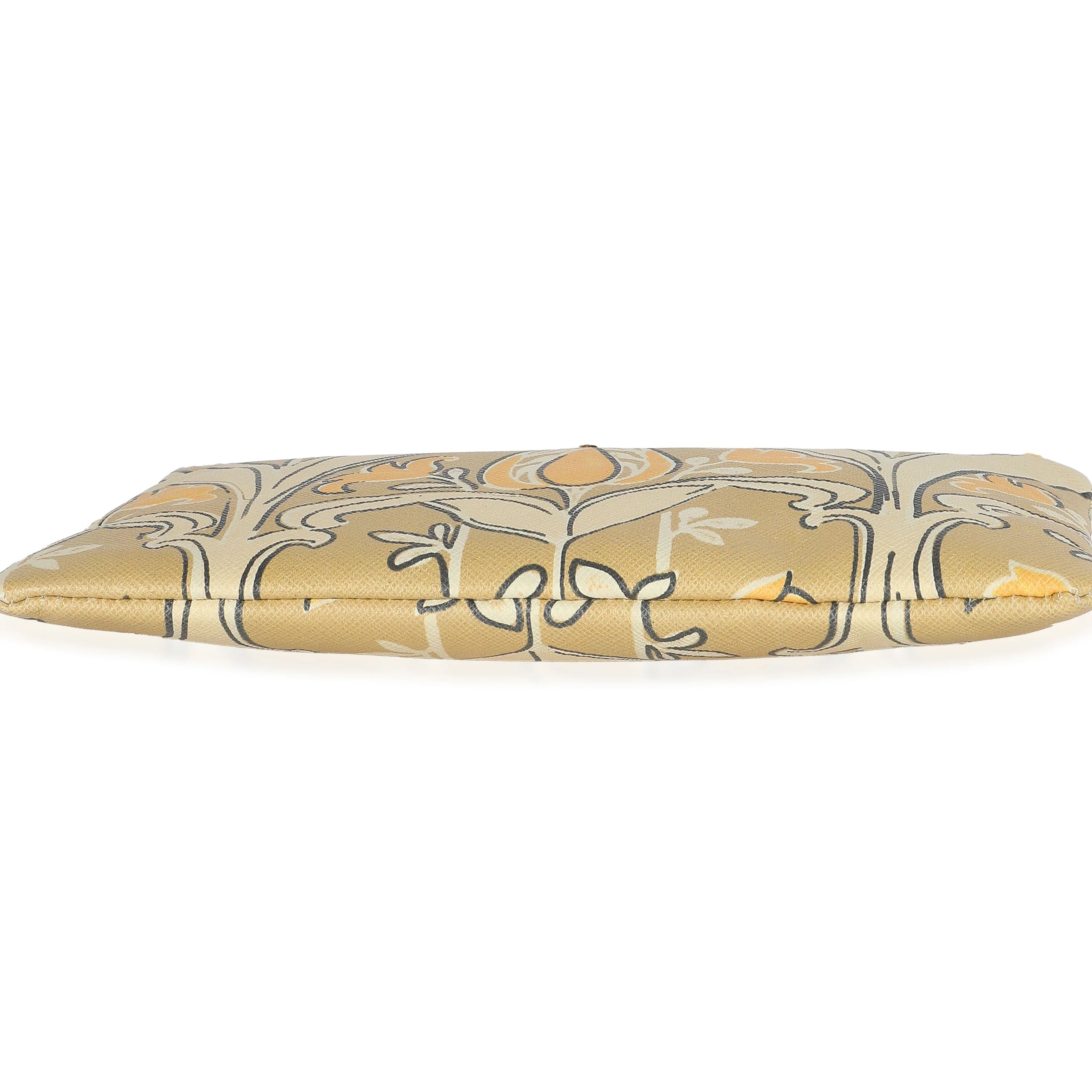 Yellow Signature Saffiano Tulip Clutch - Image 5