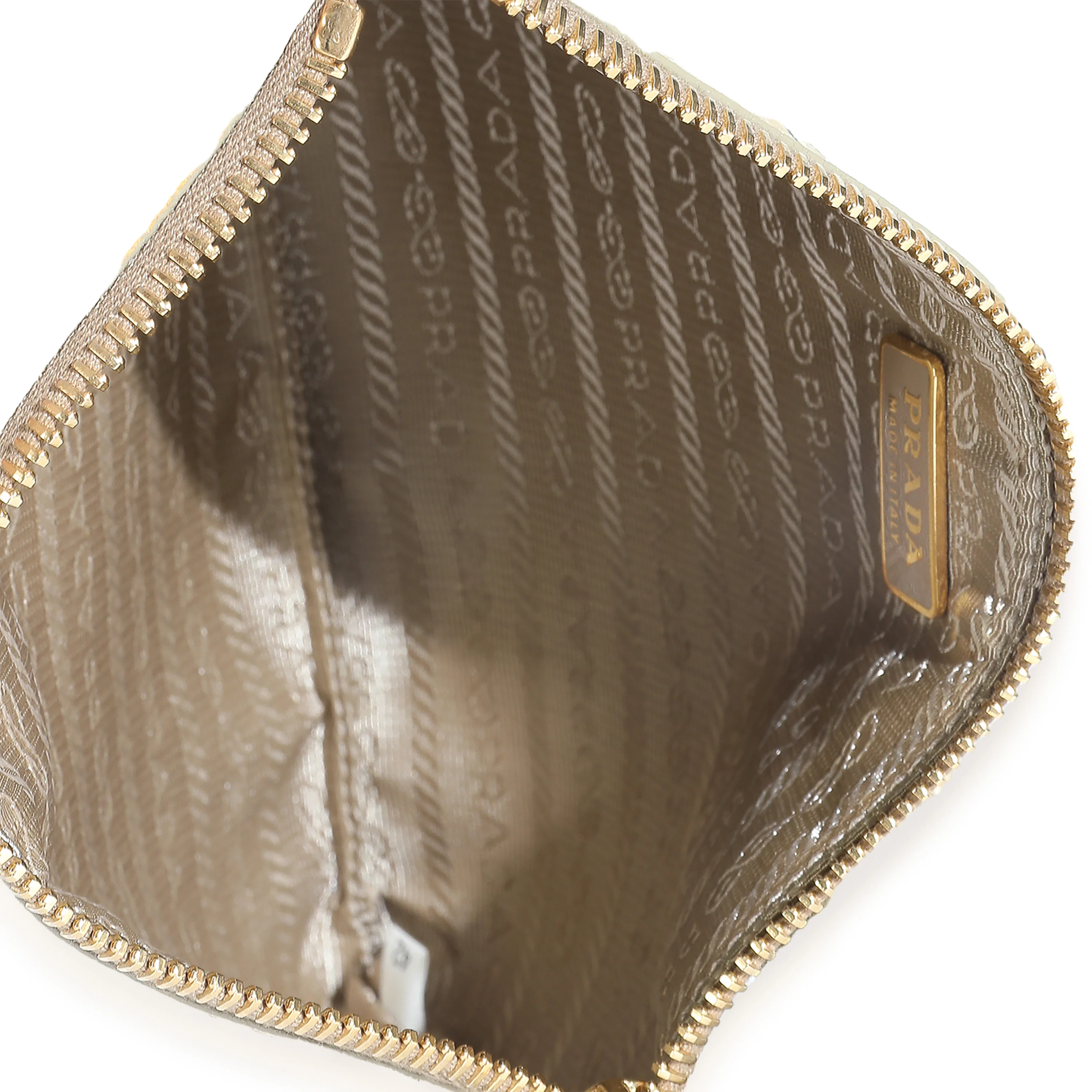Yellow Signature Saffiano Tulip Clutch - Image 8