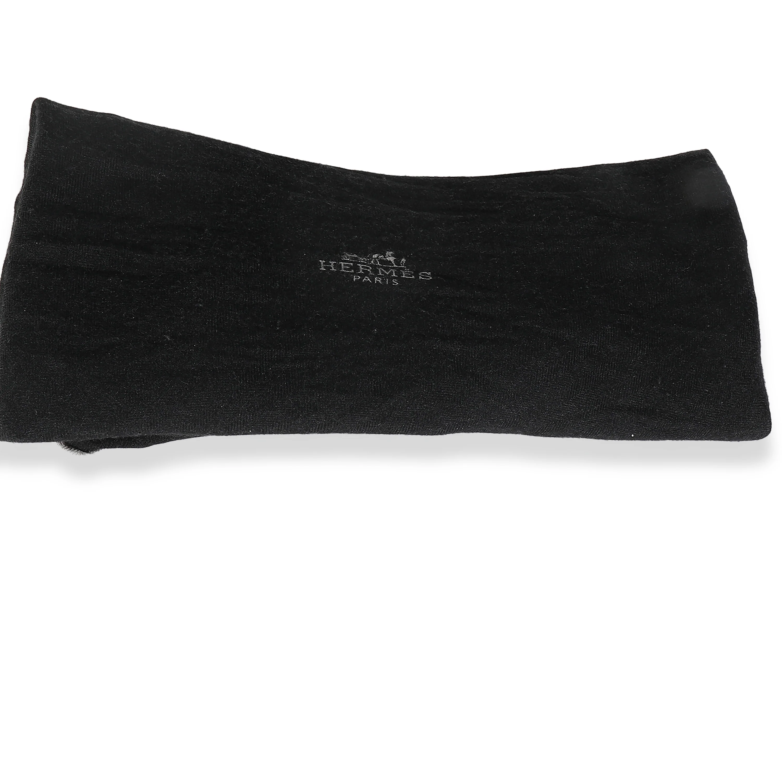 Noir Brume Cashmere Silk Uni Losange - Image 2