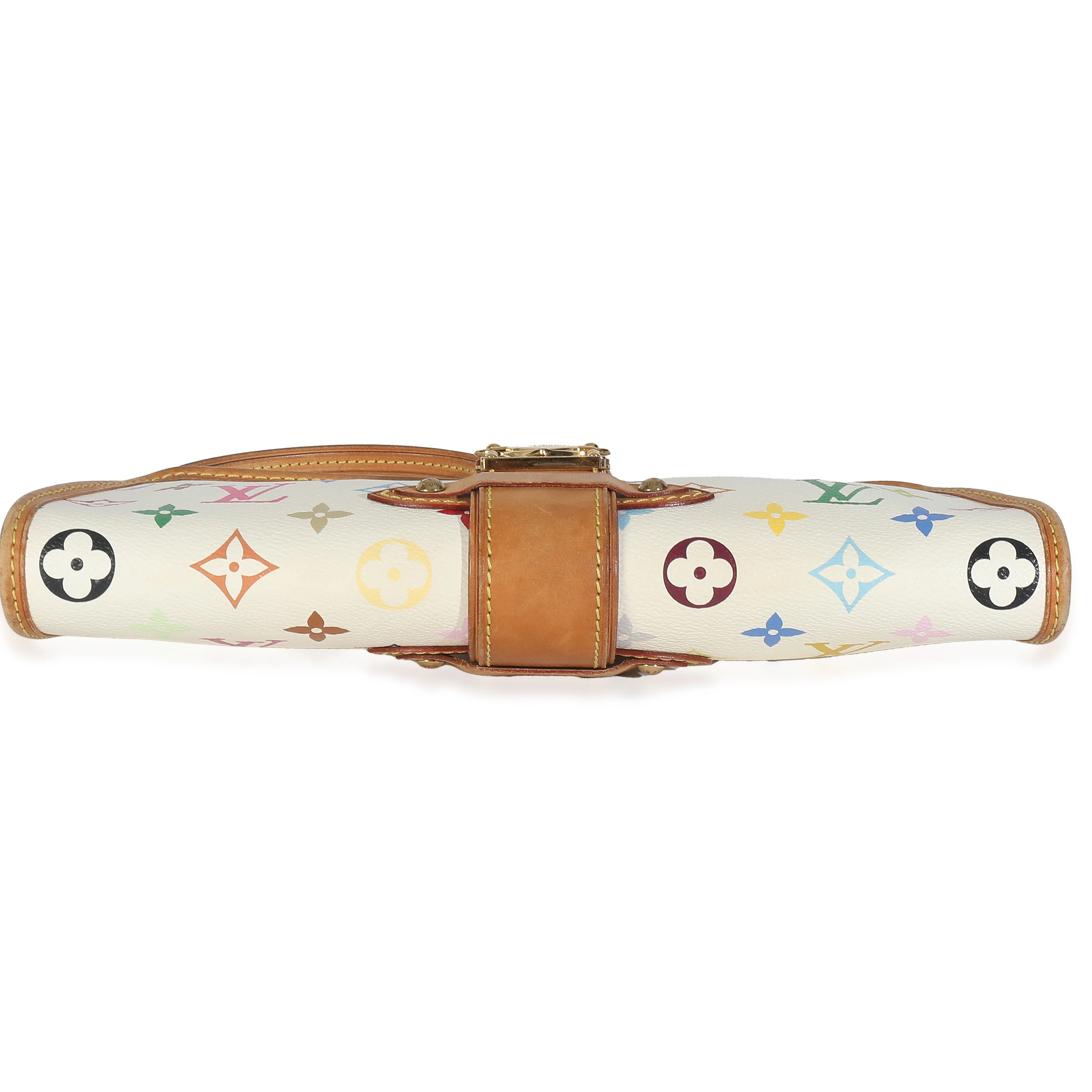 White Monogram Multicolor Canvas Shirley - Image 5