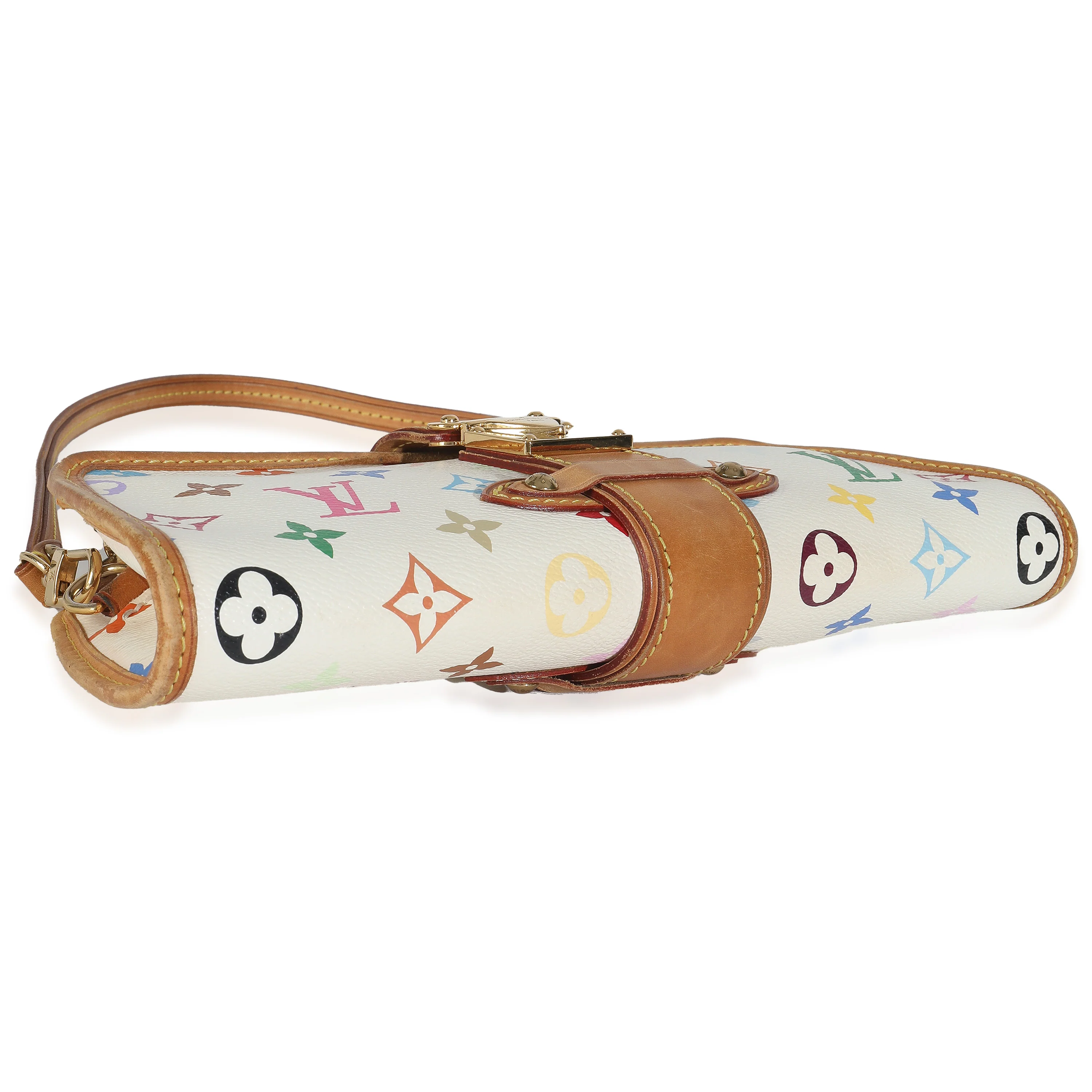White Monogram Multicolor Canvas Shirley - Image 7