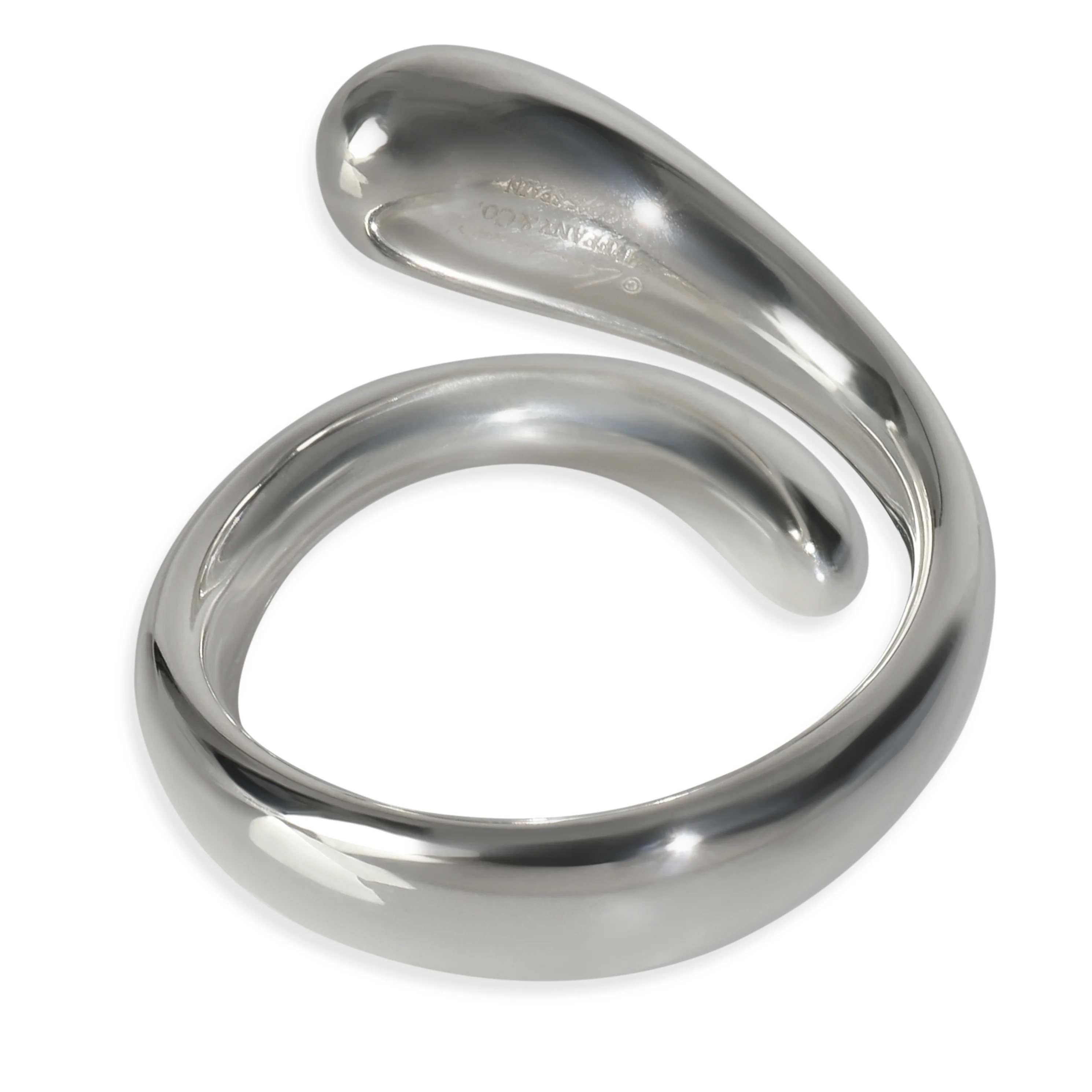 Sterling Silver  Elsa Peretti Teardrop Ring - Image 3