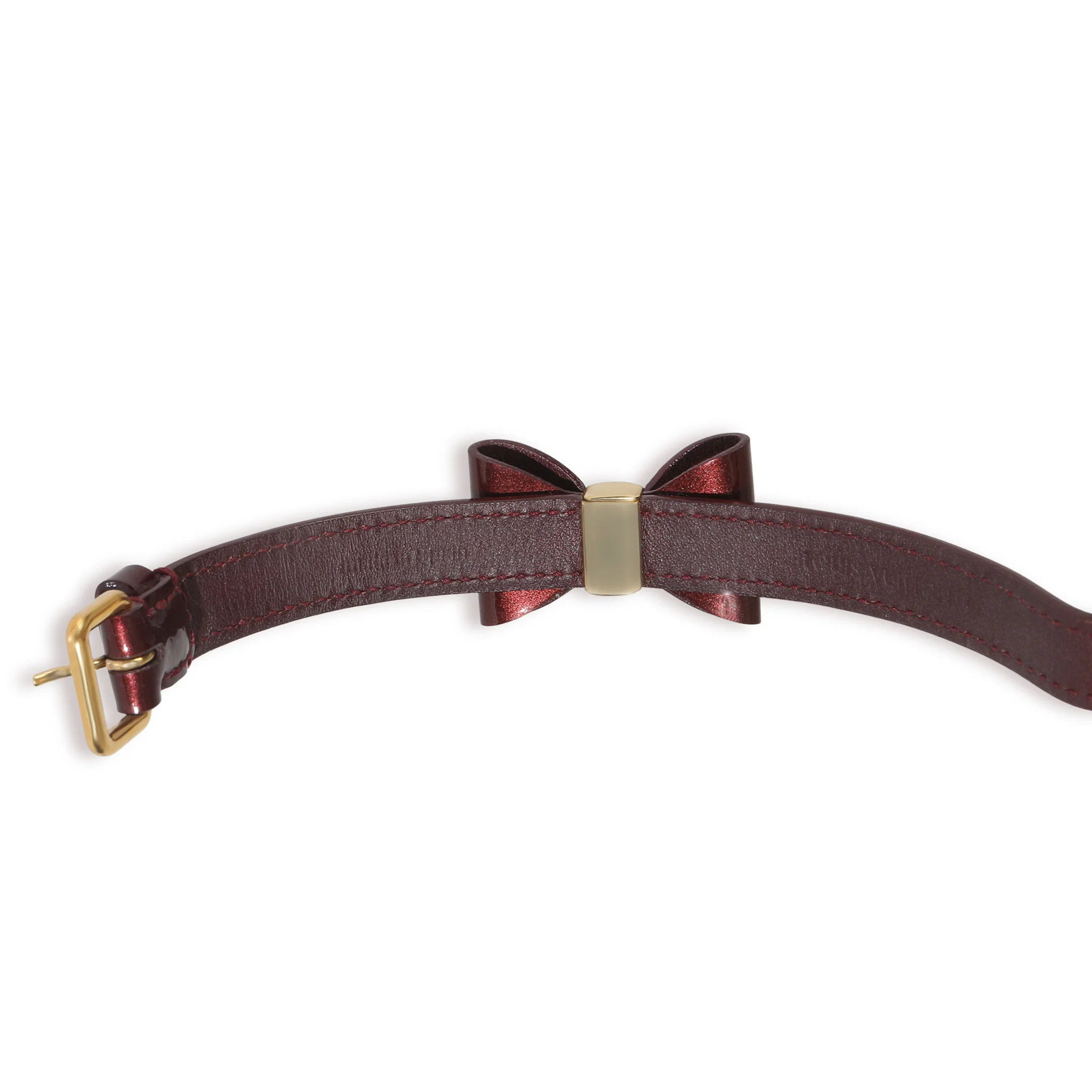 Gold-Plated  Monogram Favorite Bow Bracelet - Image 4