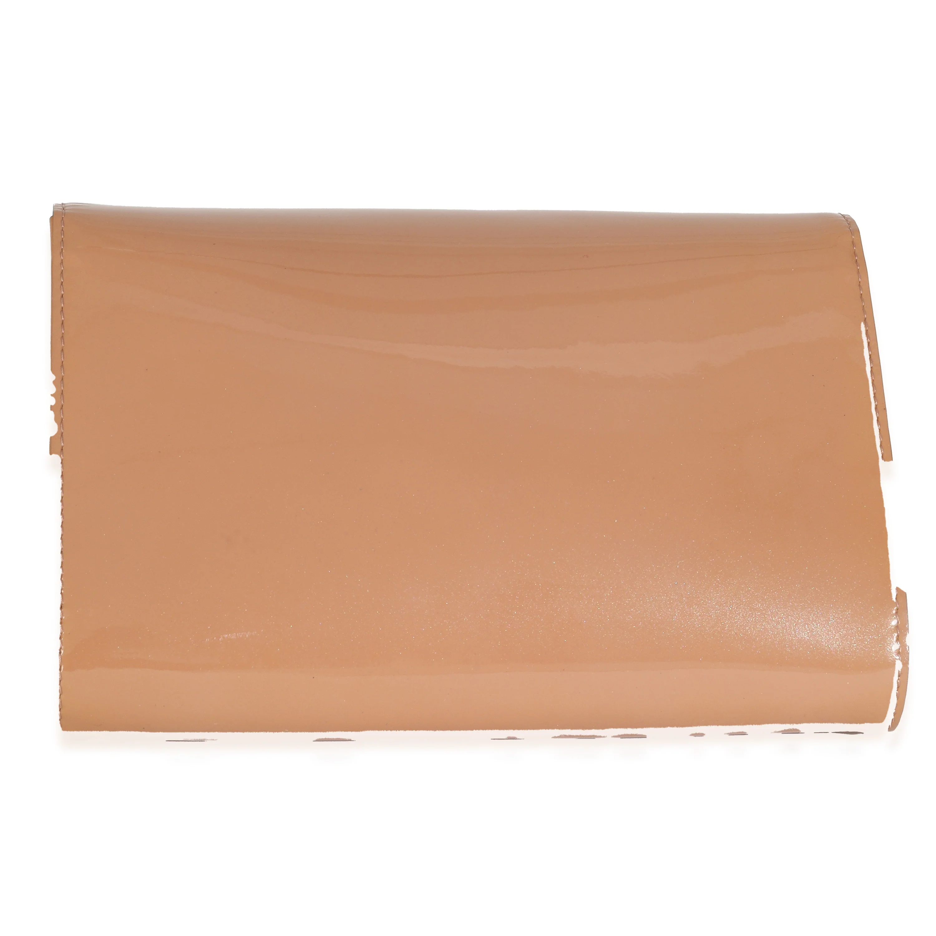 Rose Velours Patent Louise New Sobe Clutch - Image 4
