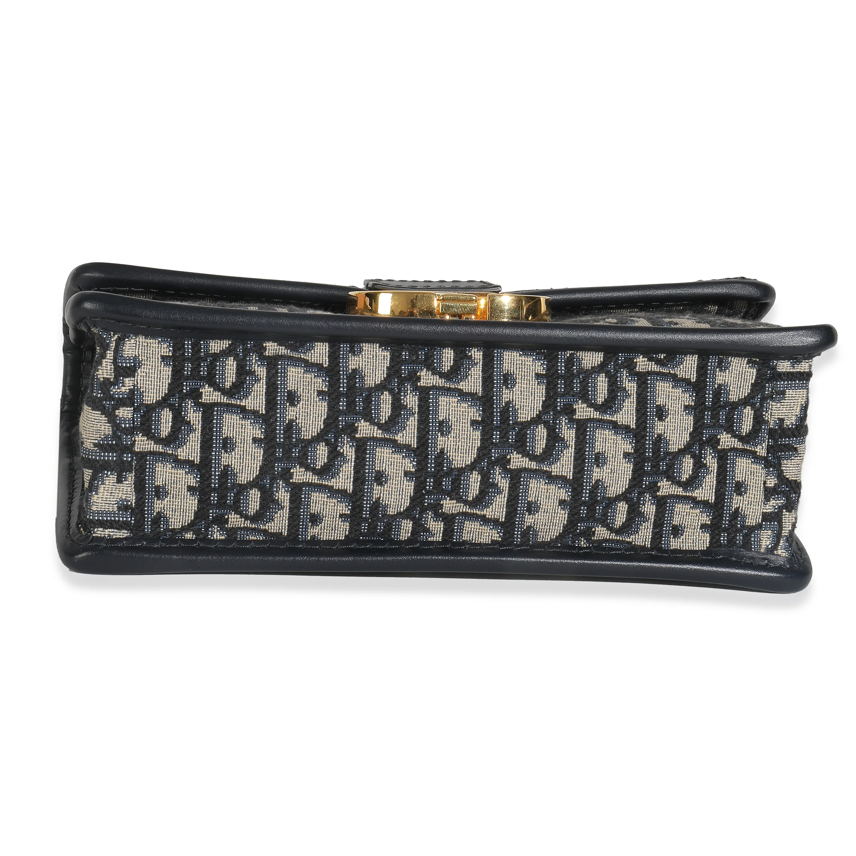 Blue Oblique 30 Montaigne East West Chain Flap Bag - Image 5