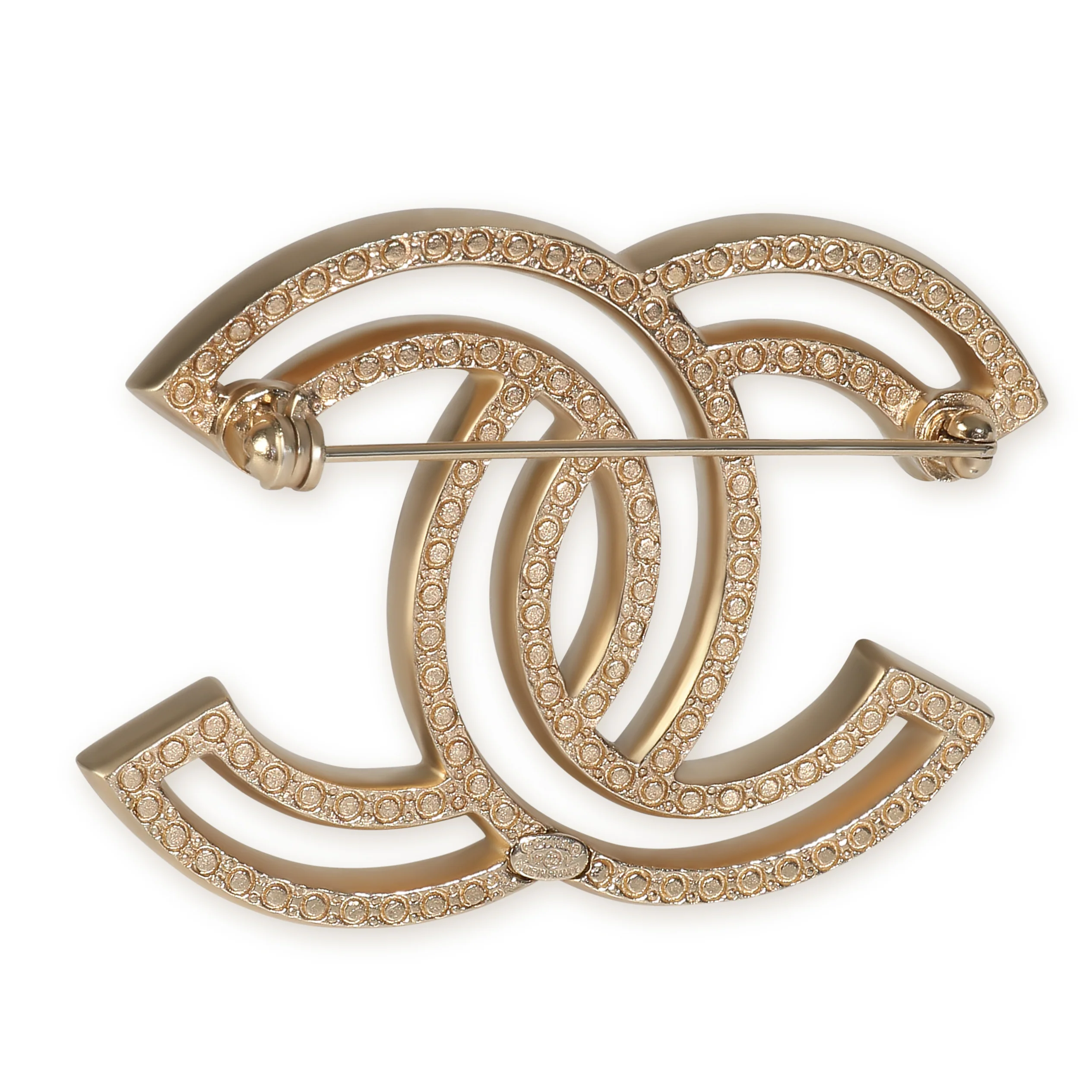 Gold-Plated  2017 CC Brooch - Image 3