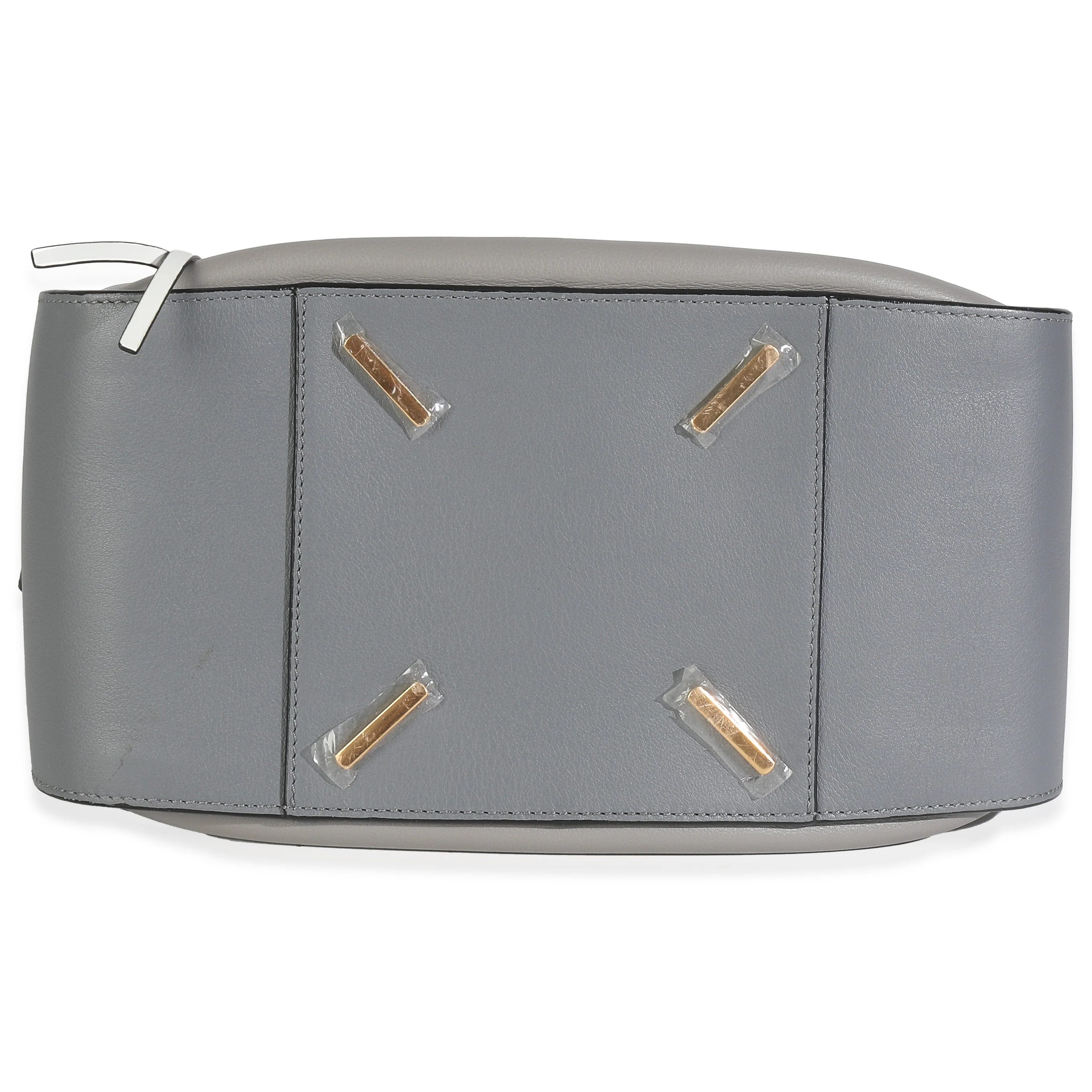 Grey Black Calfskin Medium Hammock Shoulder Bag - Image 5