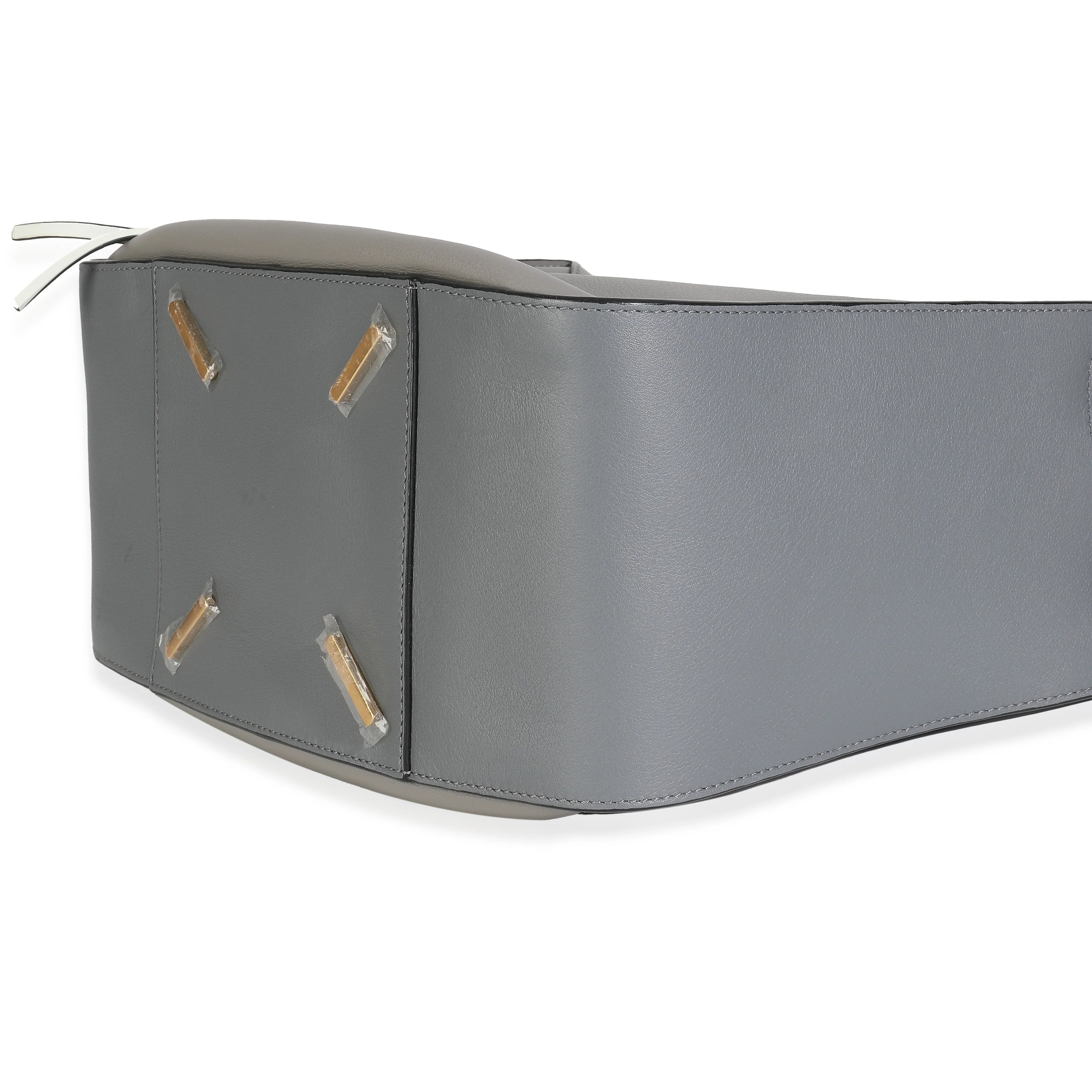 Grey Black Calfskin Medium Hammock Shoulder Bag - Image 6