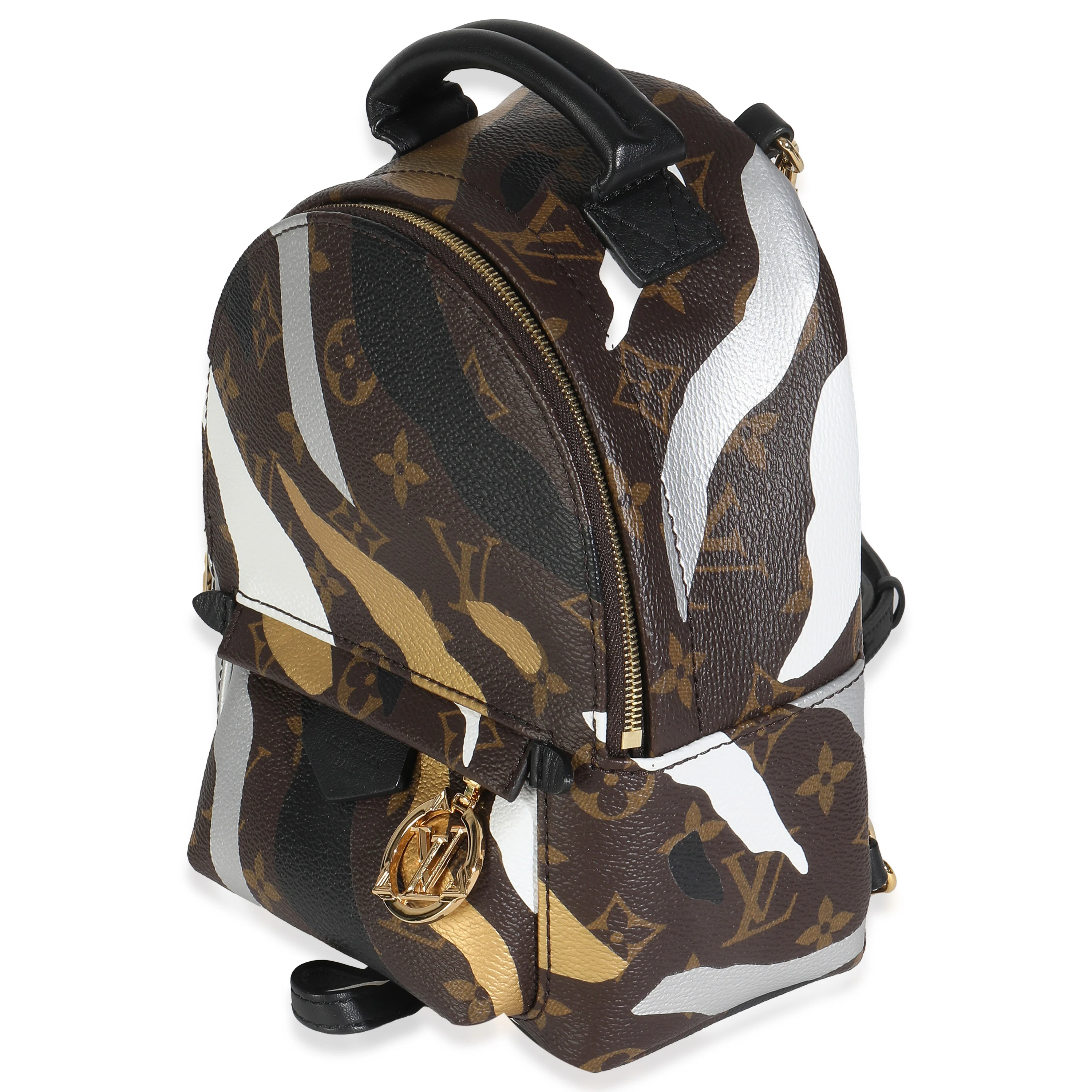 x LOL Gold Silver Monogram Canvas Mini Palm Springs - Image 2