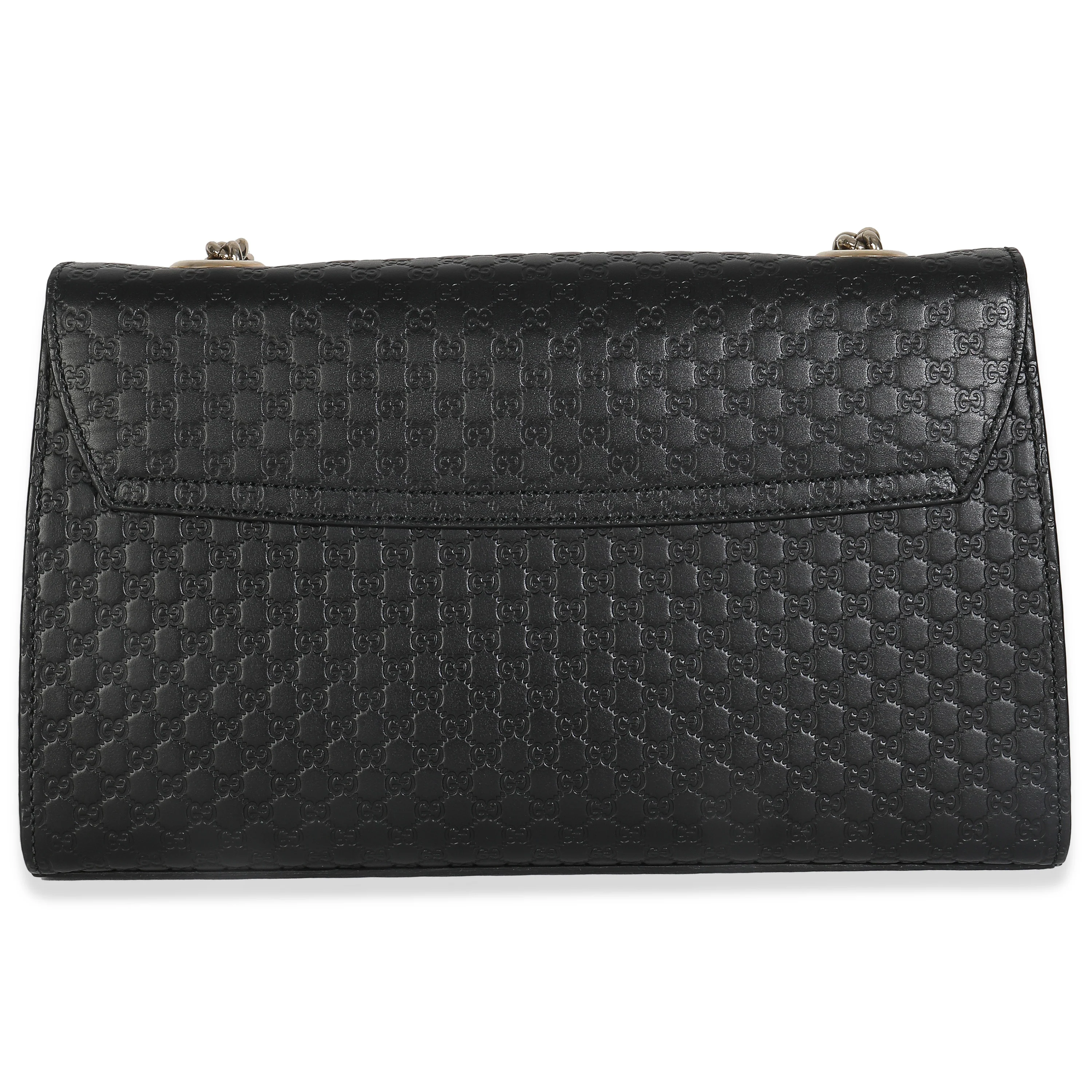 Black Microguccissima Medium Emily Chain Bag - Image 4