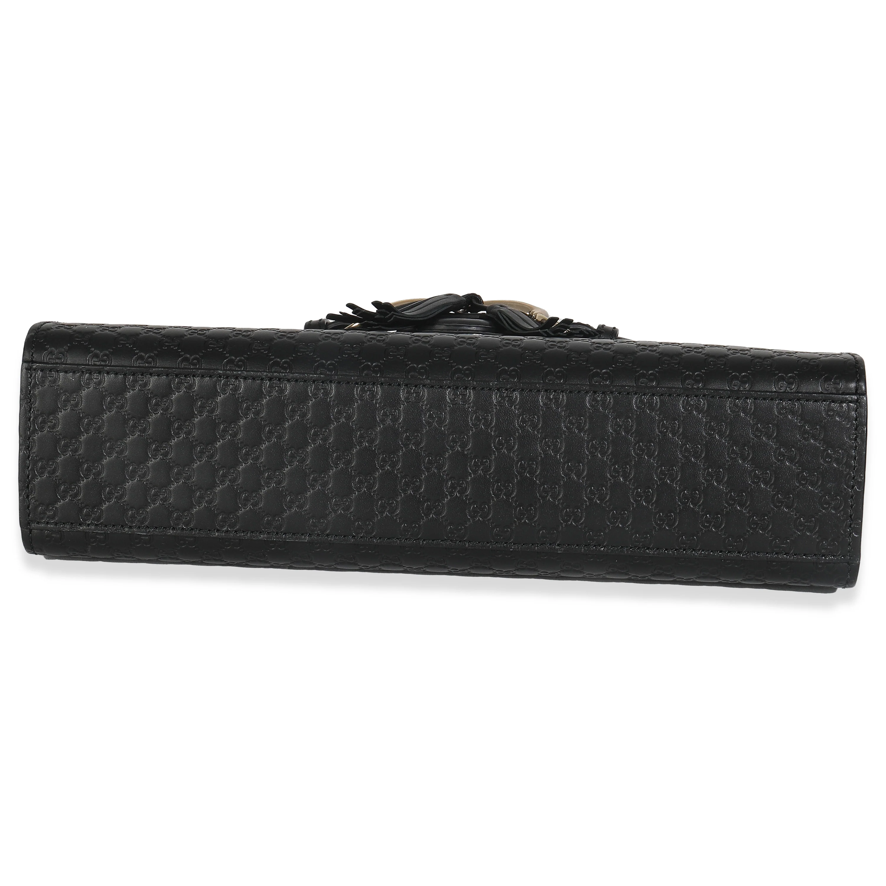 Black Microguccissima Medium Emily Chain Bag - Image 5