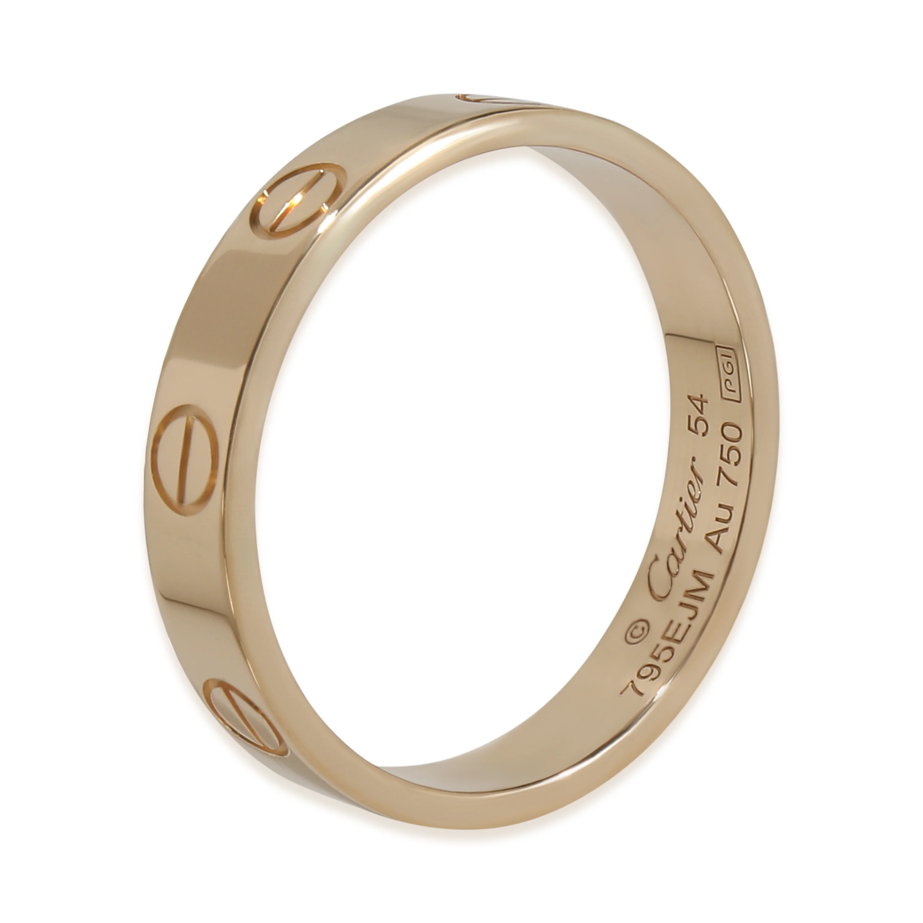 Yellow Gold  Small Model Love Ring - Image 4