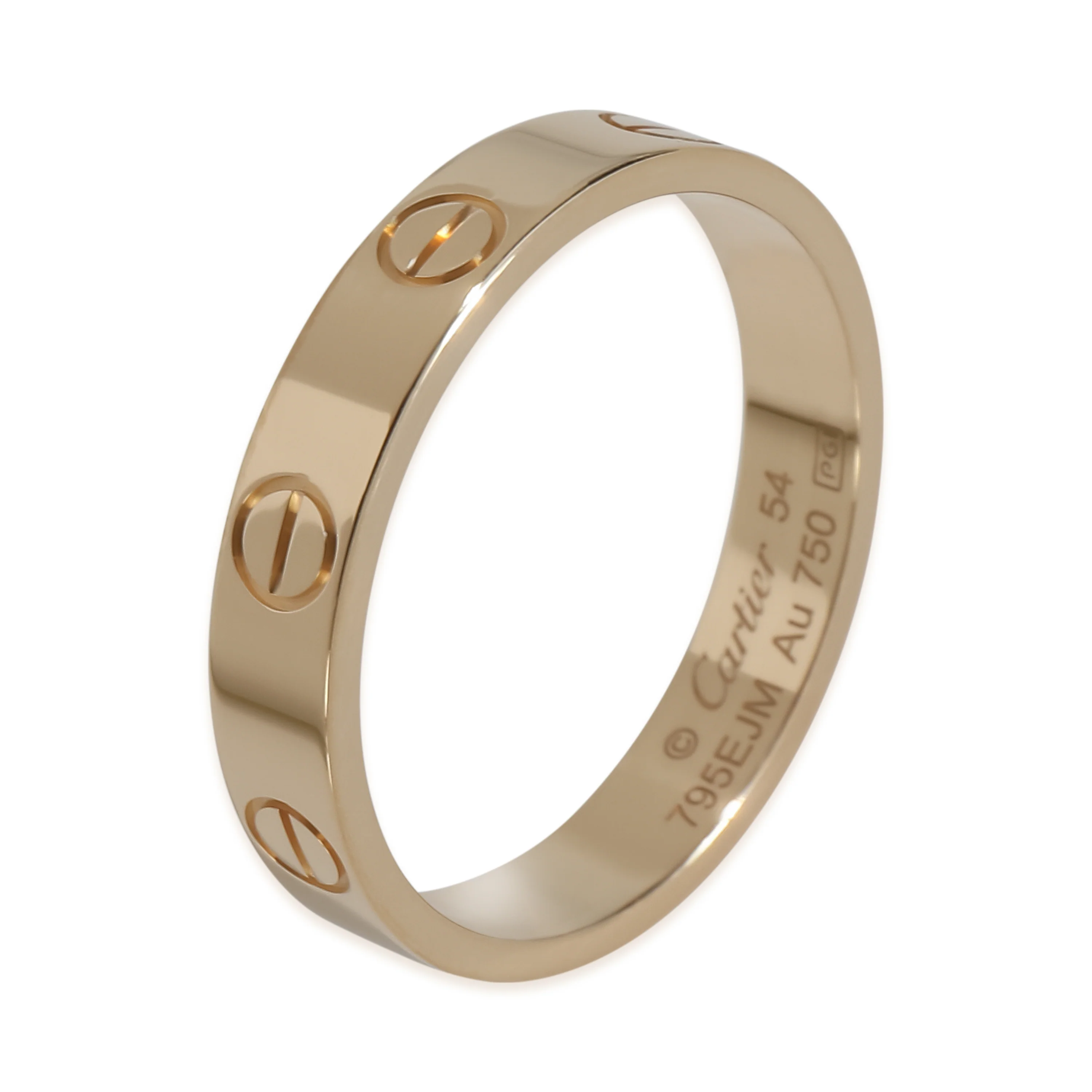 Yellow Gold  Small Model Love Ring - Image 6