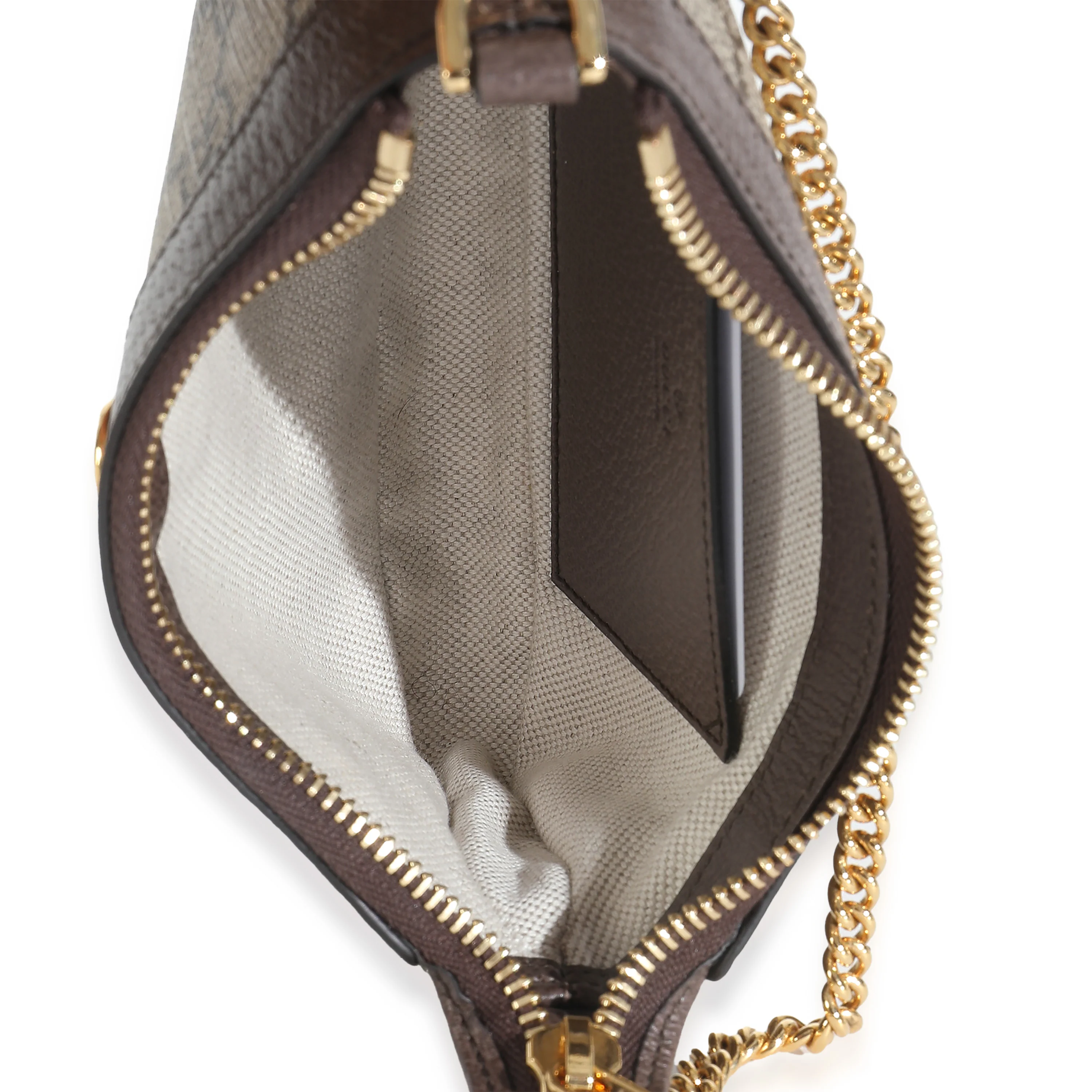 GG Supreme Monogram Textured Dollar Calfskin Mini Ophidia Chain Bag - Image 8