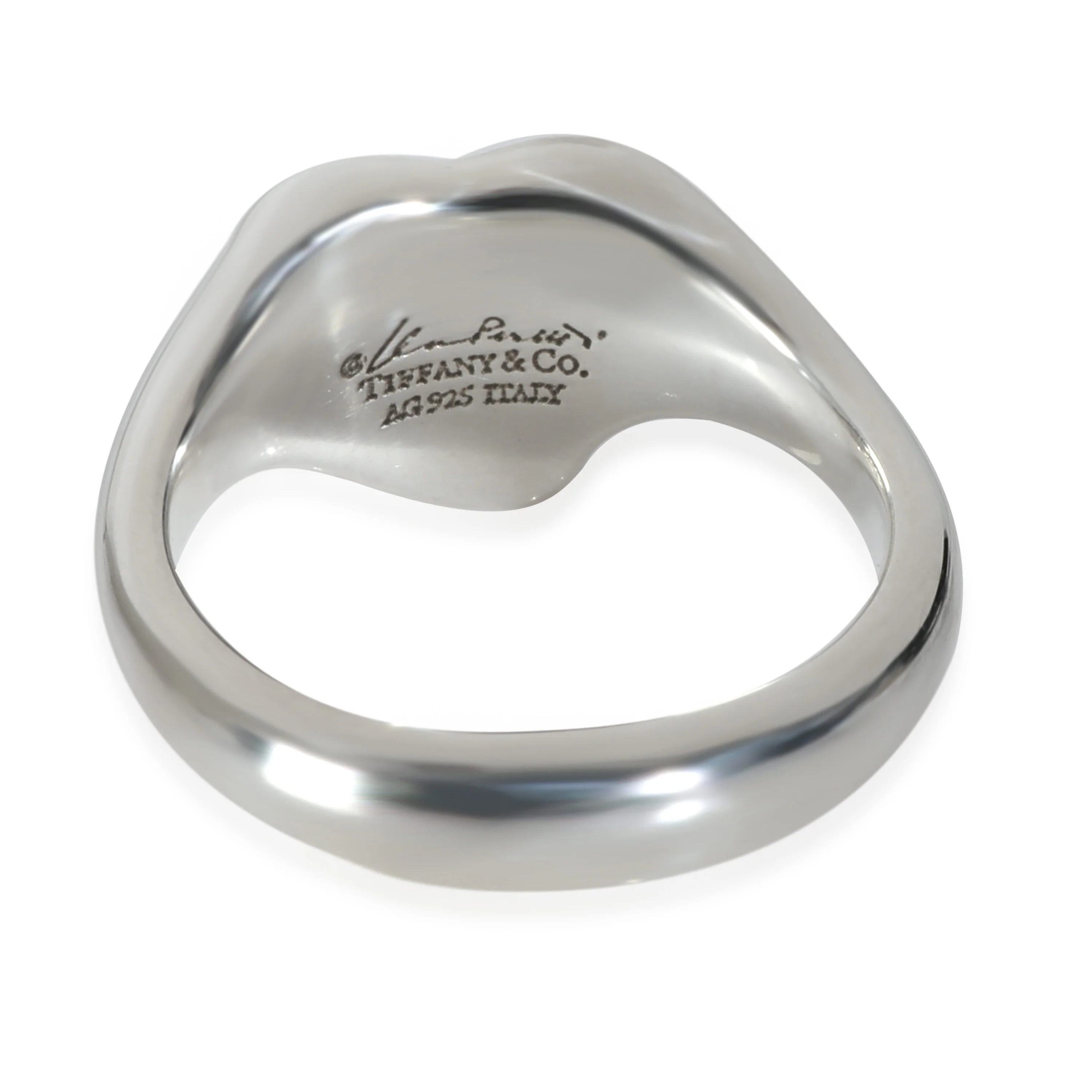 Sterling Silver Elsa Peretti Full Heart Ring - Image 3