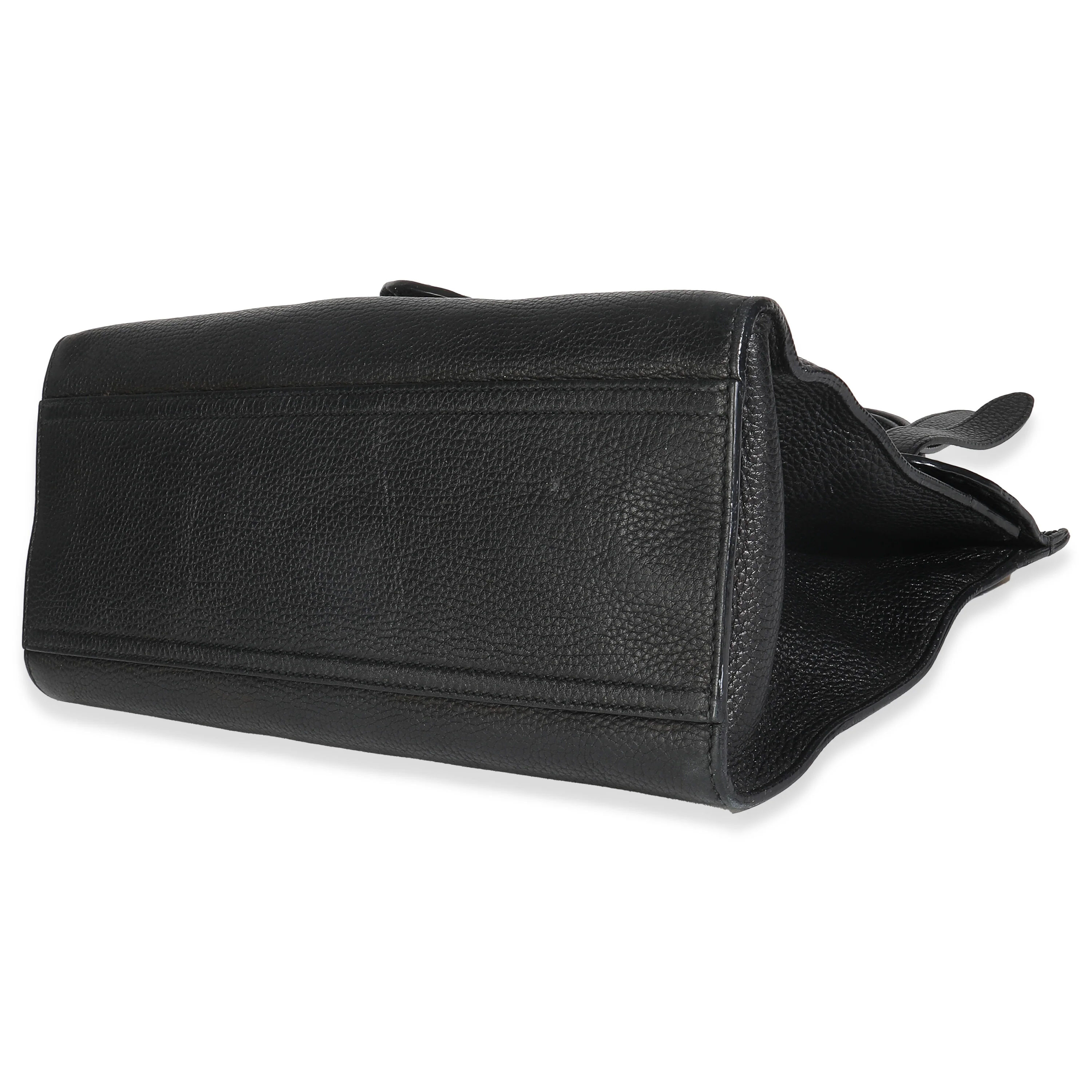 Calfskin Small GG Marmont Top Handle Bag Black - Image 6