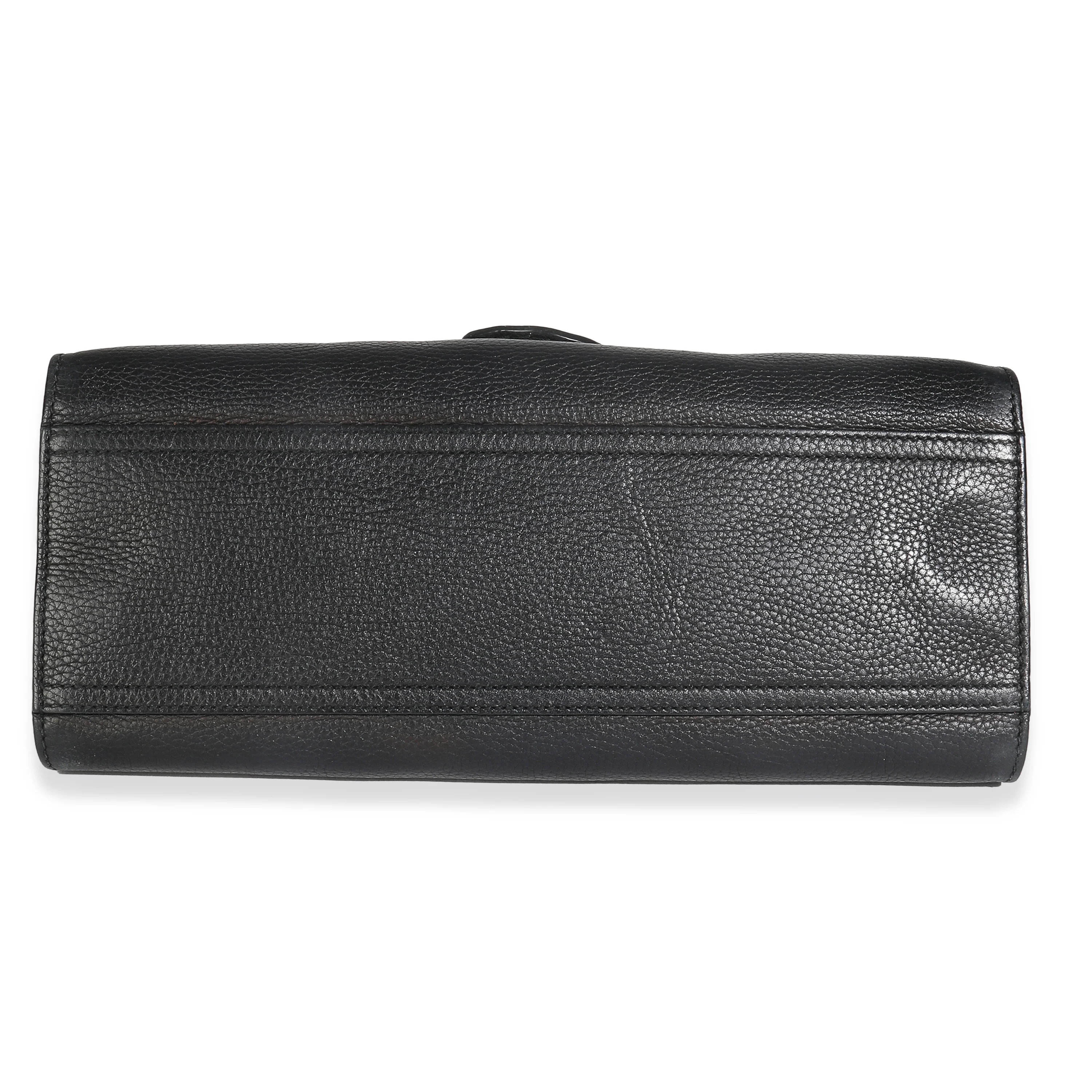 Calfskin Small GG Marmont Top Handle Bag Black - Image 7