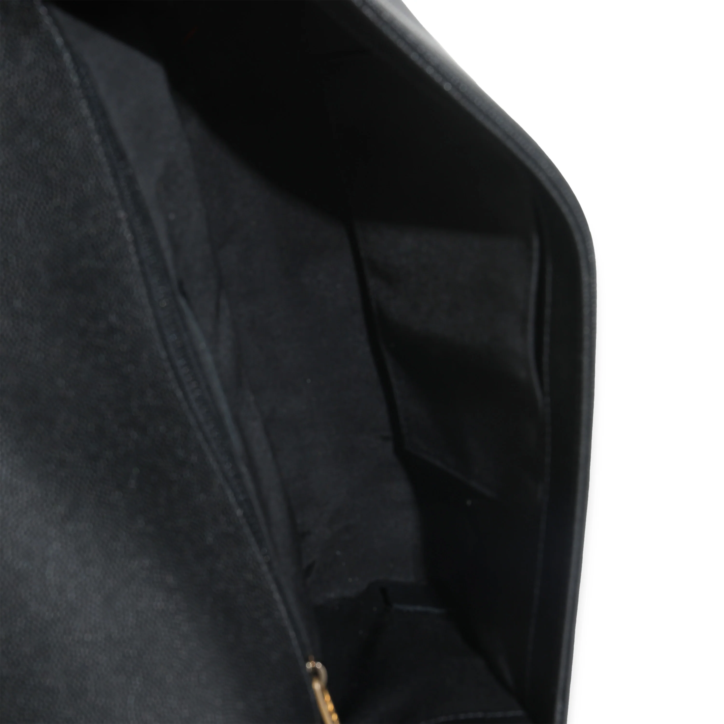 Black Quilted Caviar New Medium Boy HandBag - Image 9