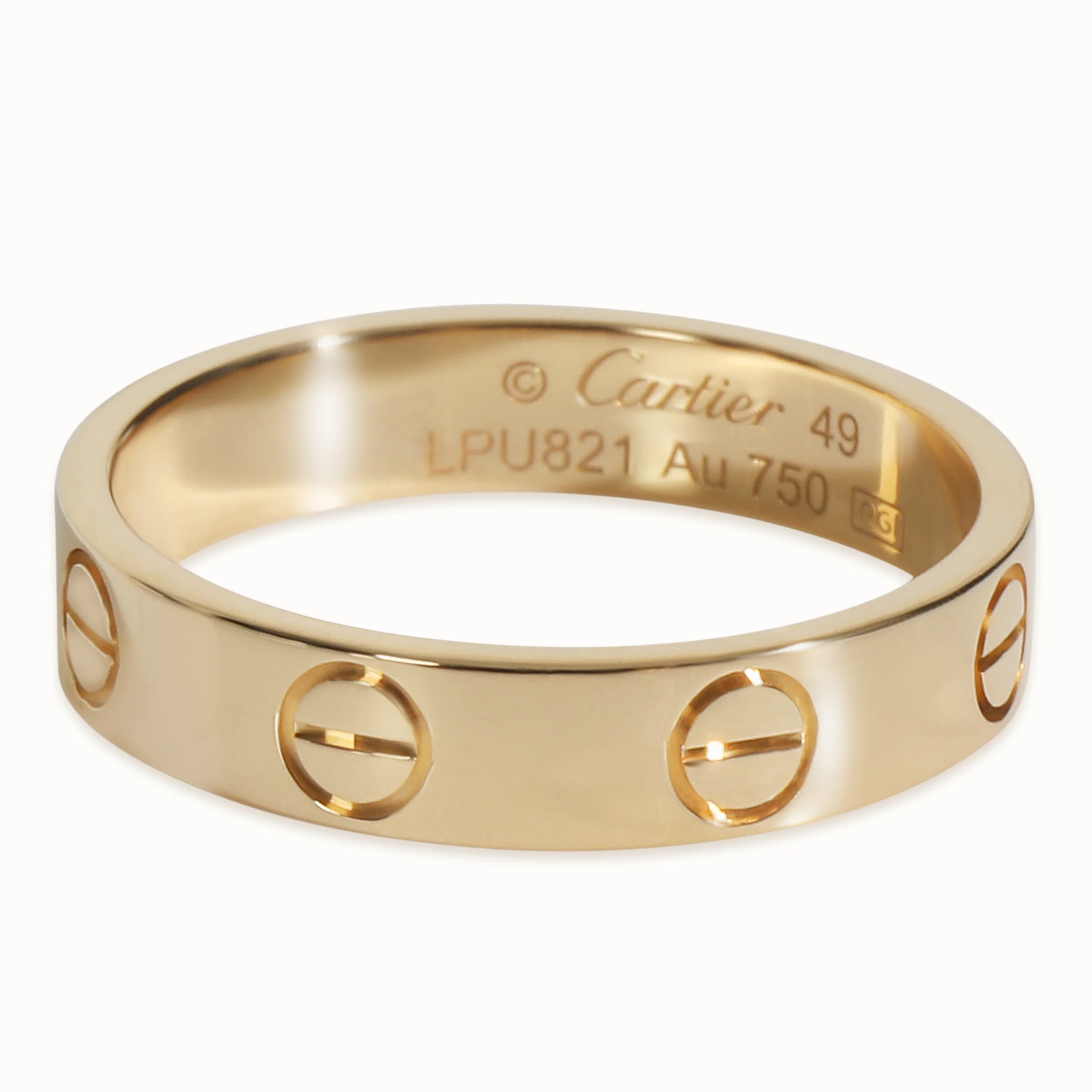 Yellow Gold Small Model Love Ring