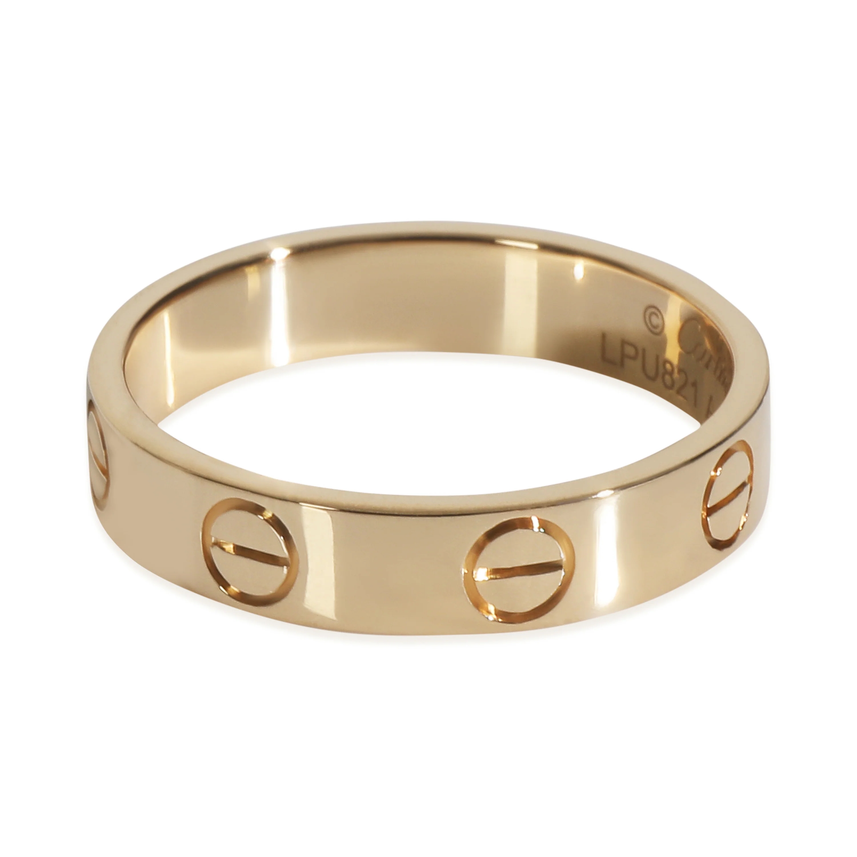 Yellow Gold Small Model Love Ring - Image 2