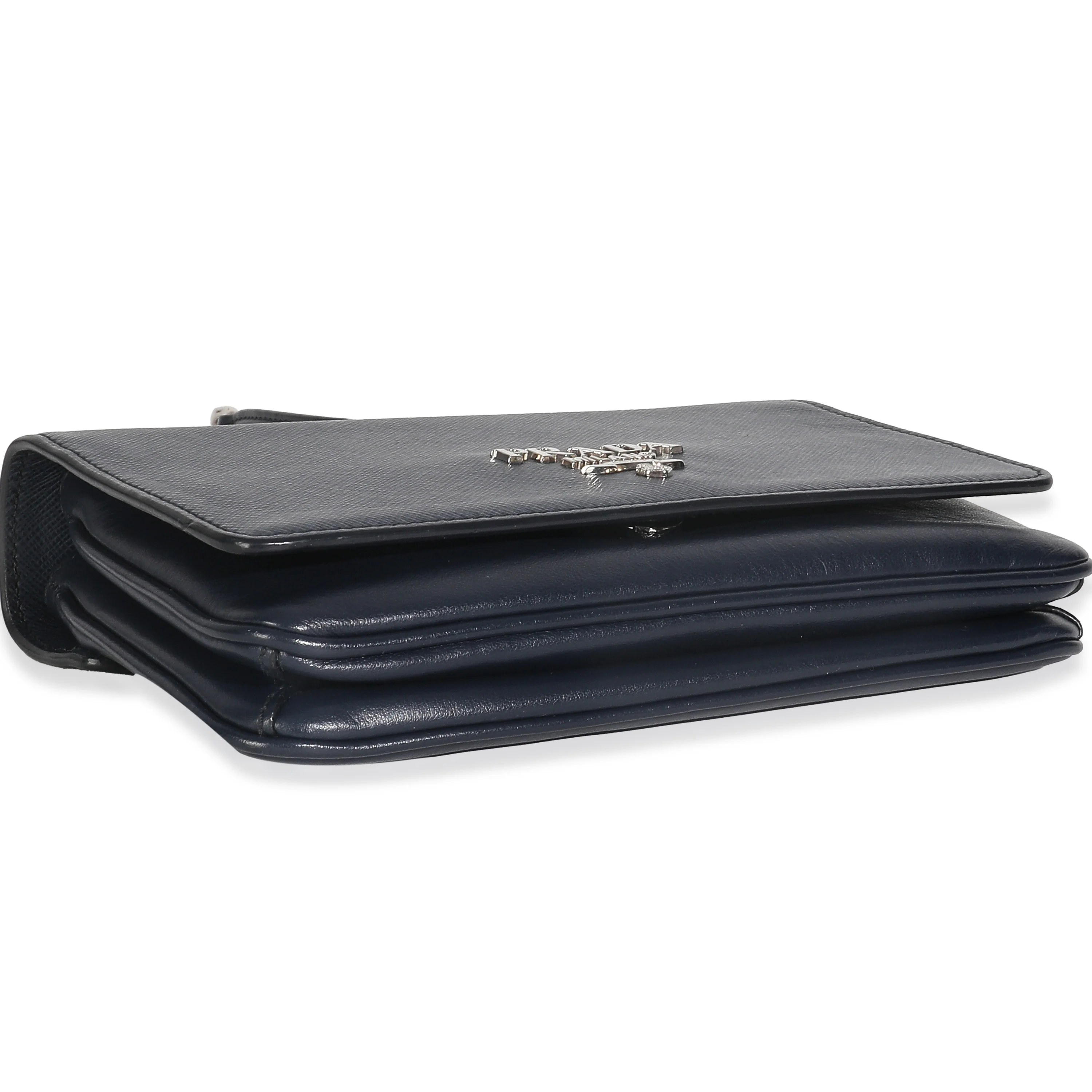 Bluette Saffiano Chain Shoulder Bag - Image 6
