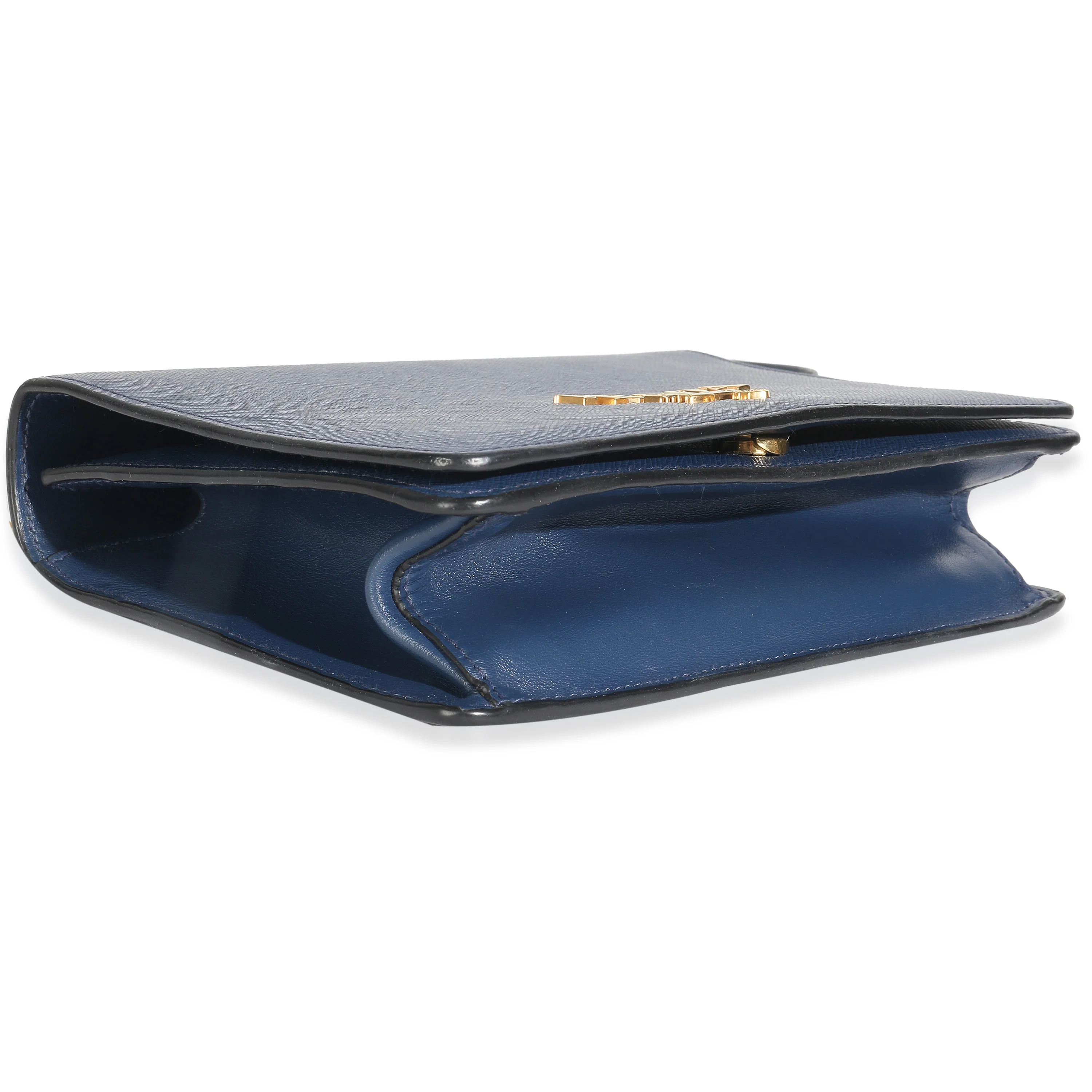 Bluette Saffiano Lux Mini Chain Bag - Image 5