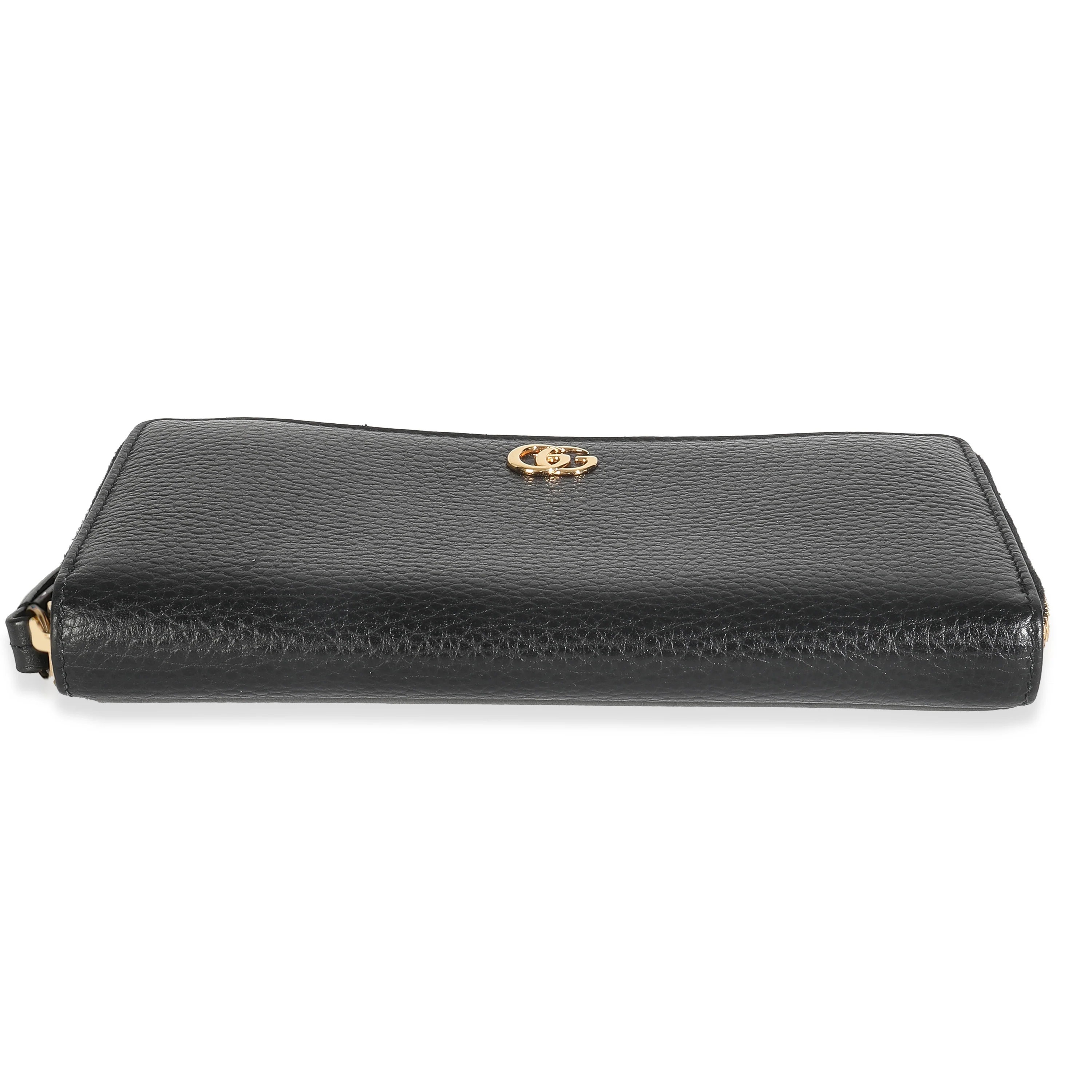 Black Dollar Calfskin GG Marmont Zip Around Wallet - Image 5
