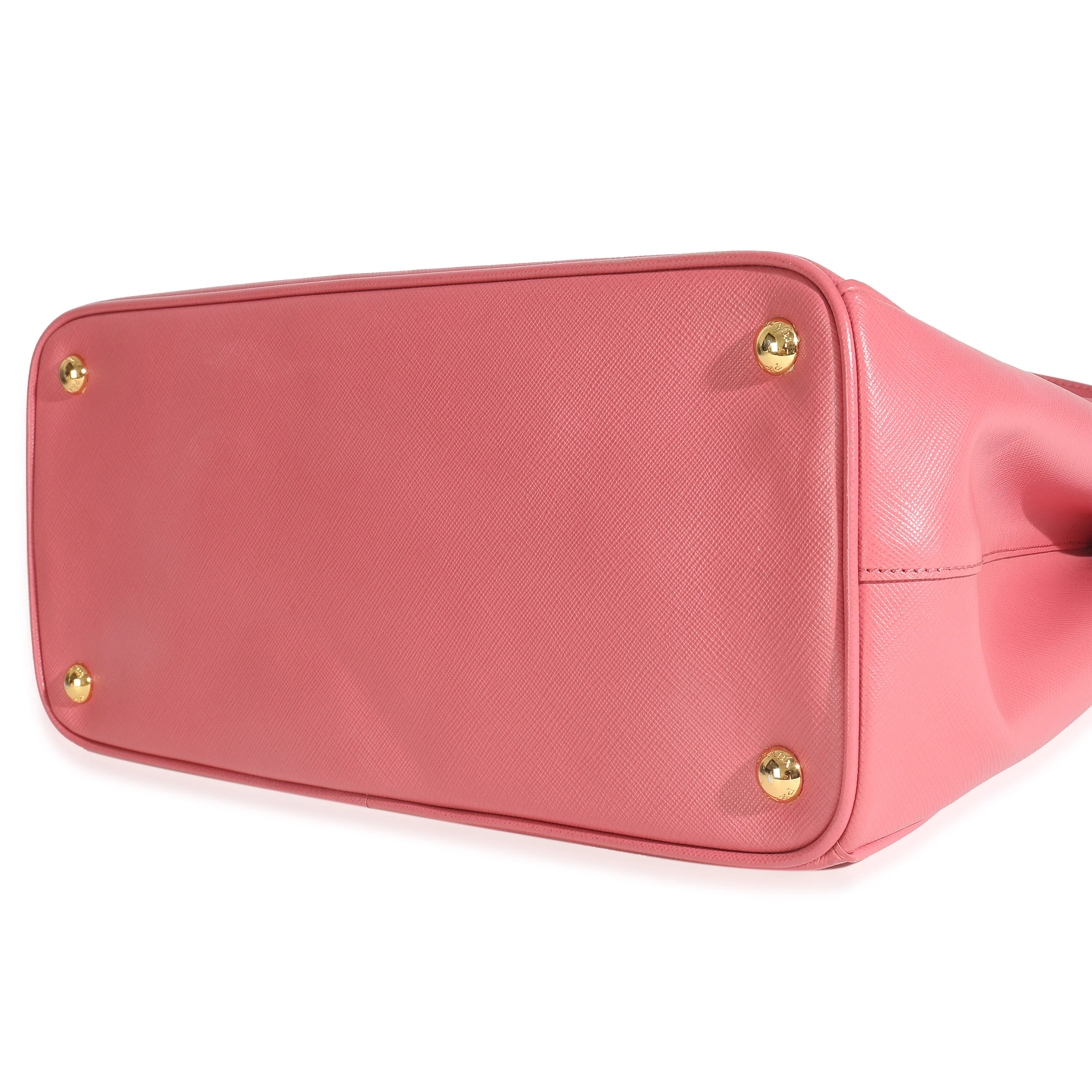 Pink Saffiano Galleria Lux Large Double Zip Tote - Image 7