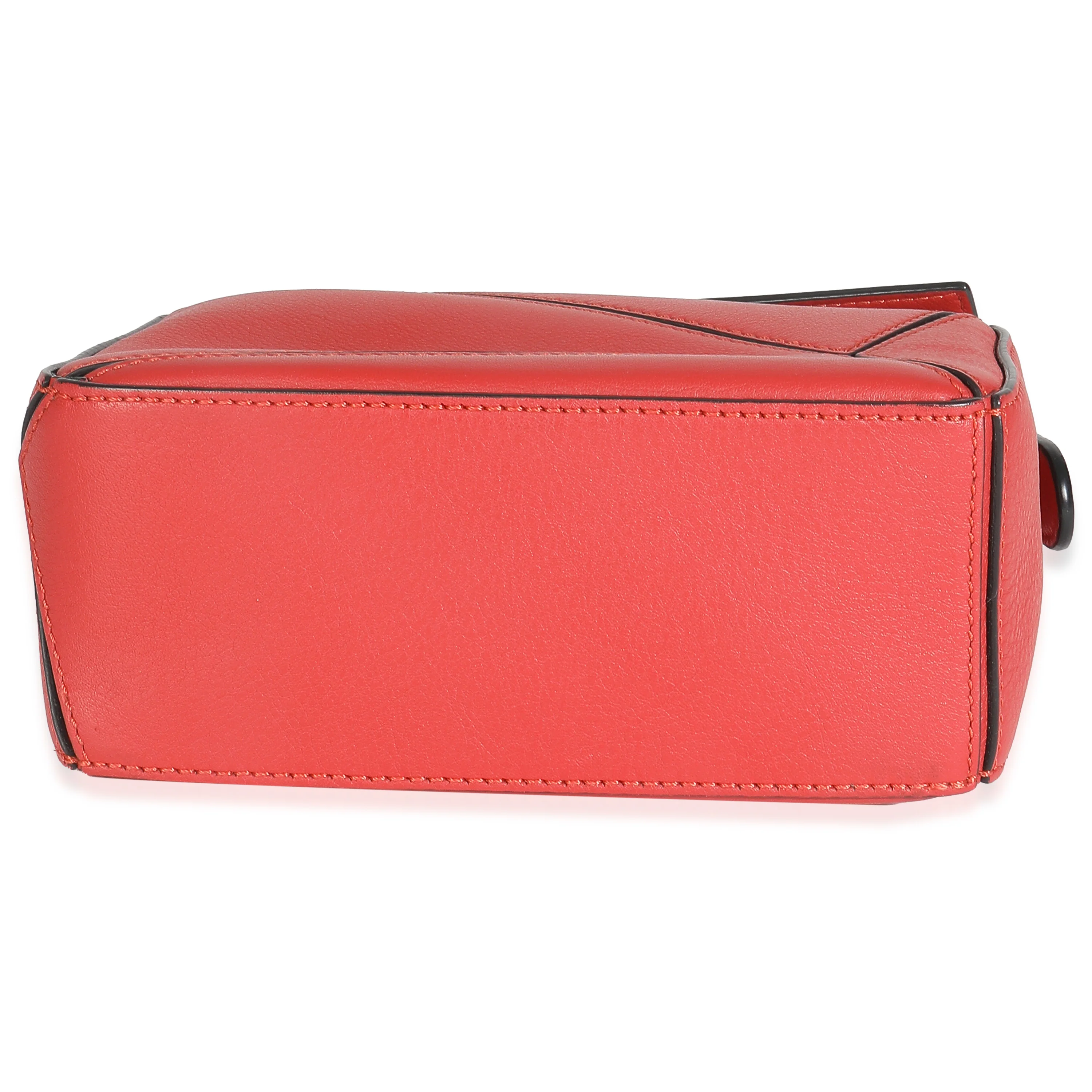 Scarlet Calfskin Mini Puzzle Bag - Image 5