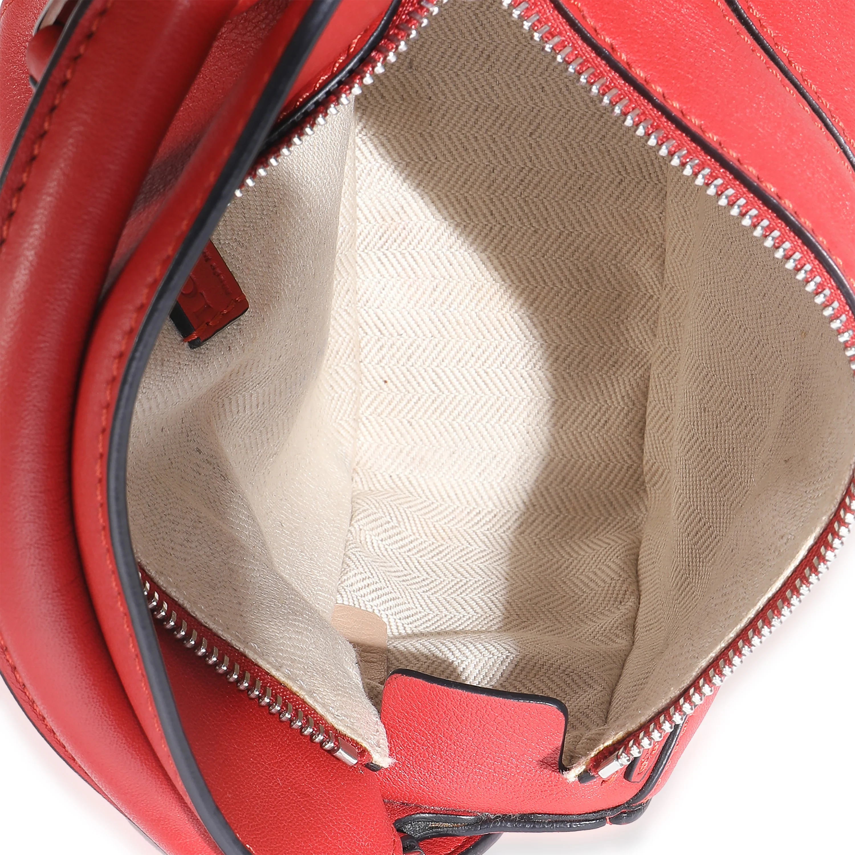 Scarlet Calfskin Mini Puzzle Bag - Image 9