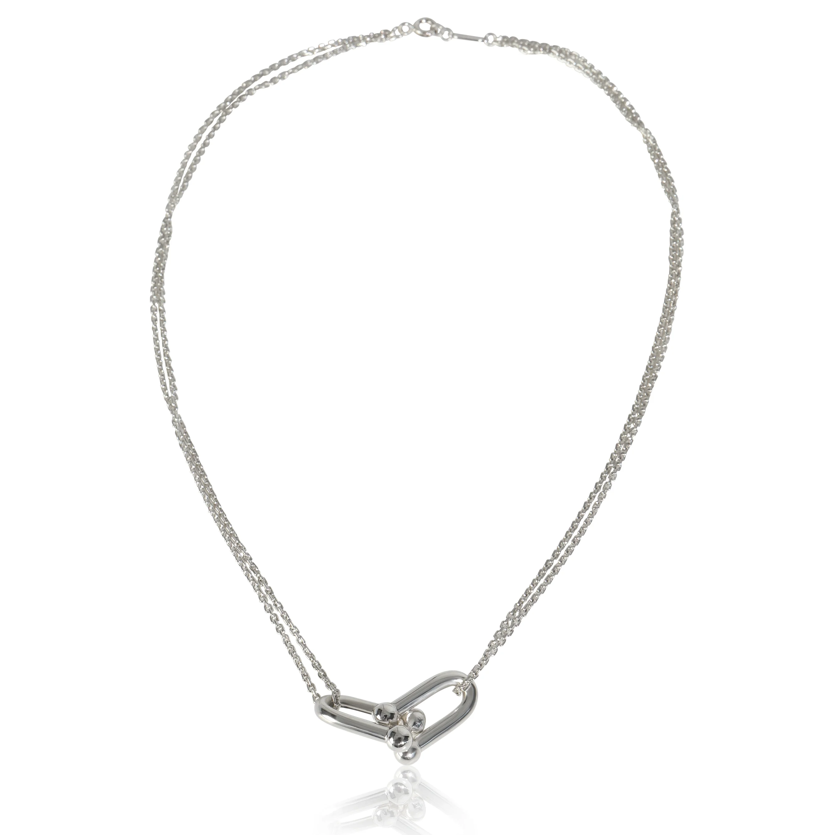 Sterling Silver  HardWear Double Link Necklace - Image 3