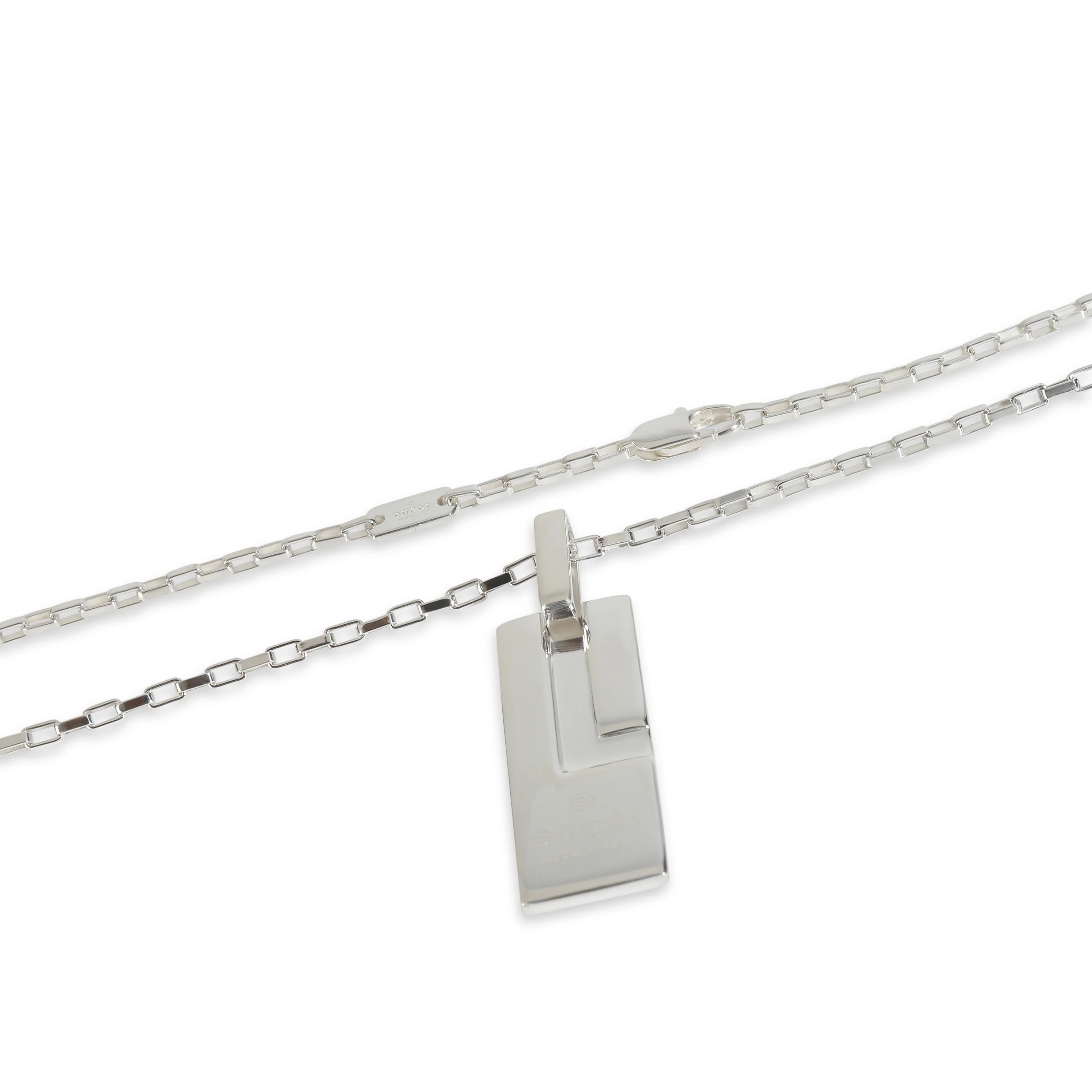 Sterling Silver  G Plate Pendant - Image 2