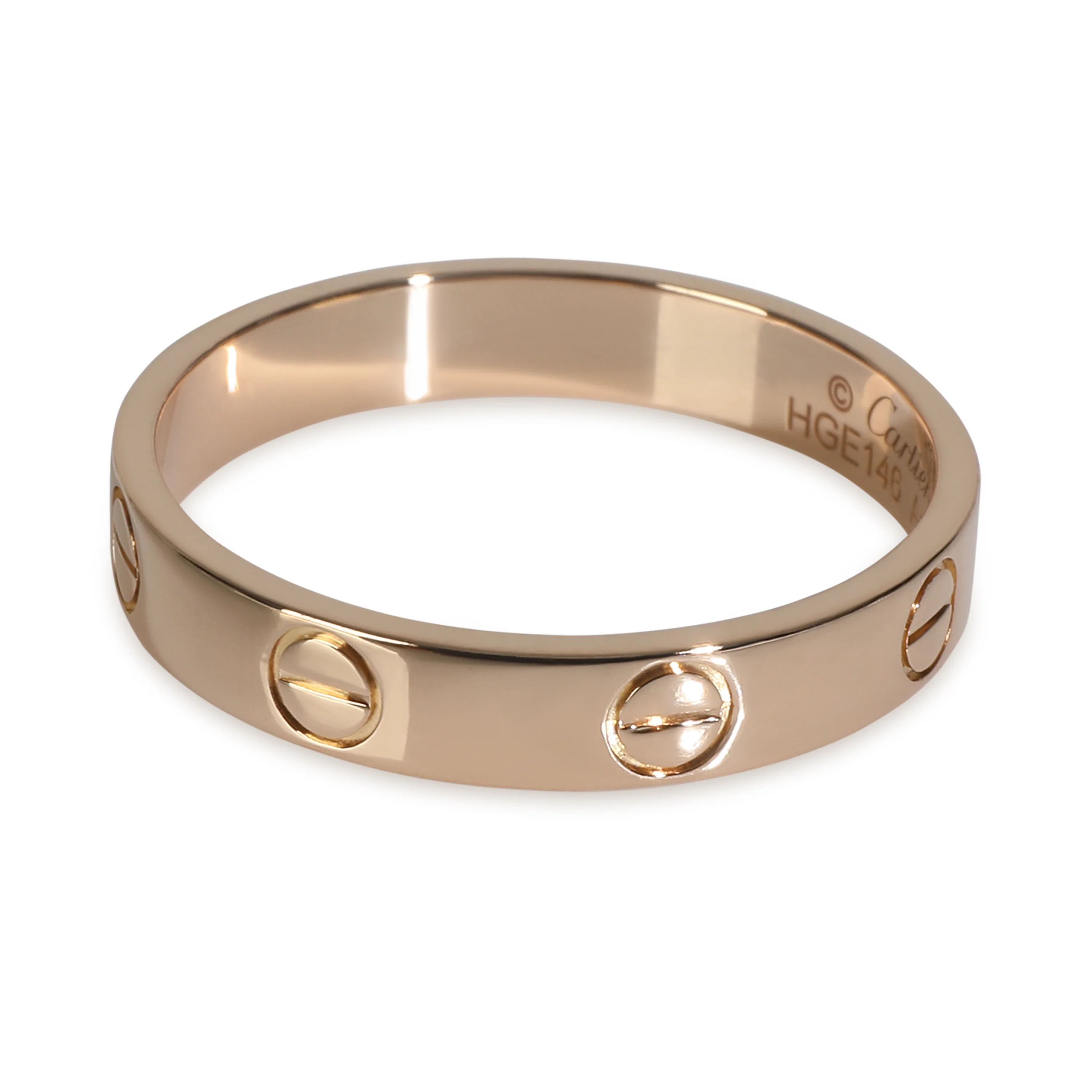 Rose Gold  Small Model Love Ring - Image 2
