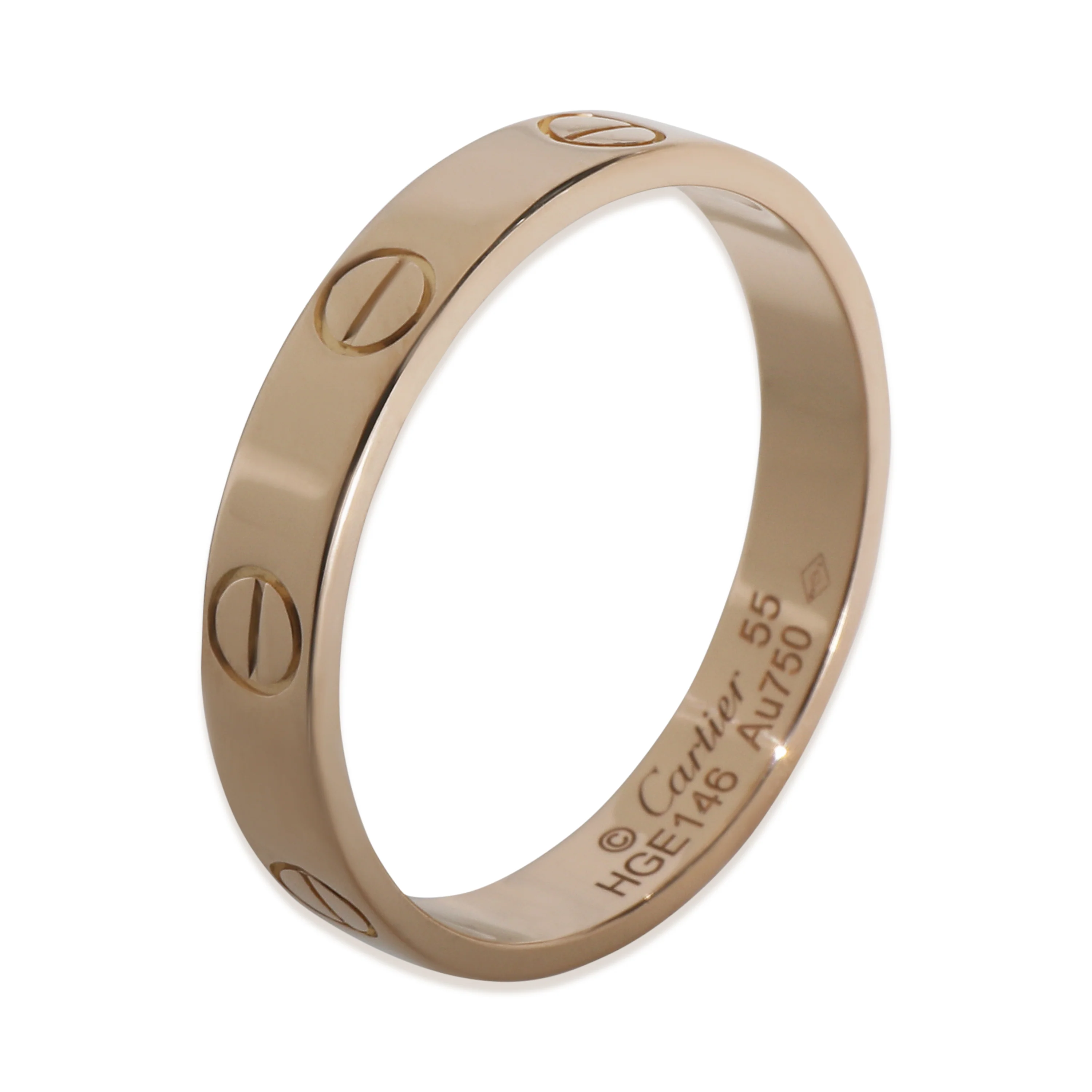 Rose Gold  Small Model Love Ring - Image 3