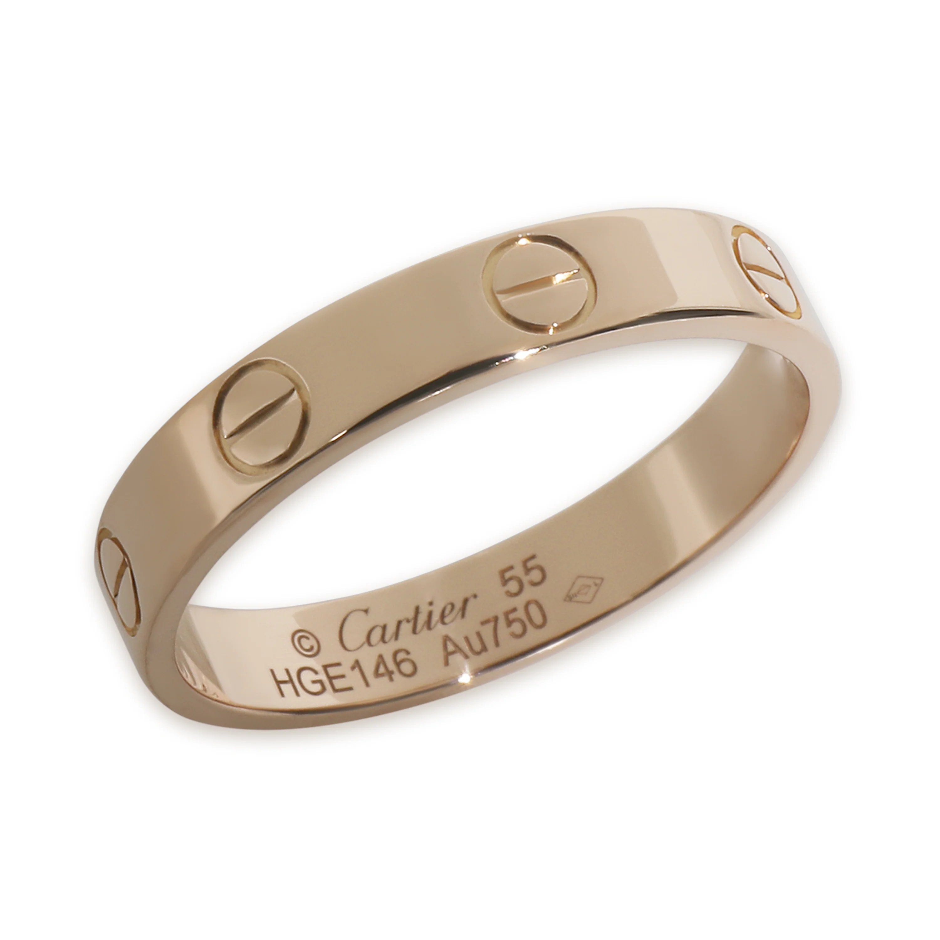 Rose Gold  Small Model Love Ring - Image 5