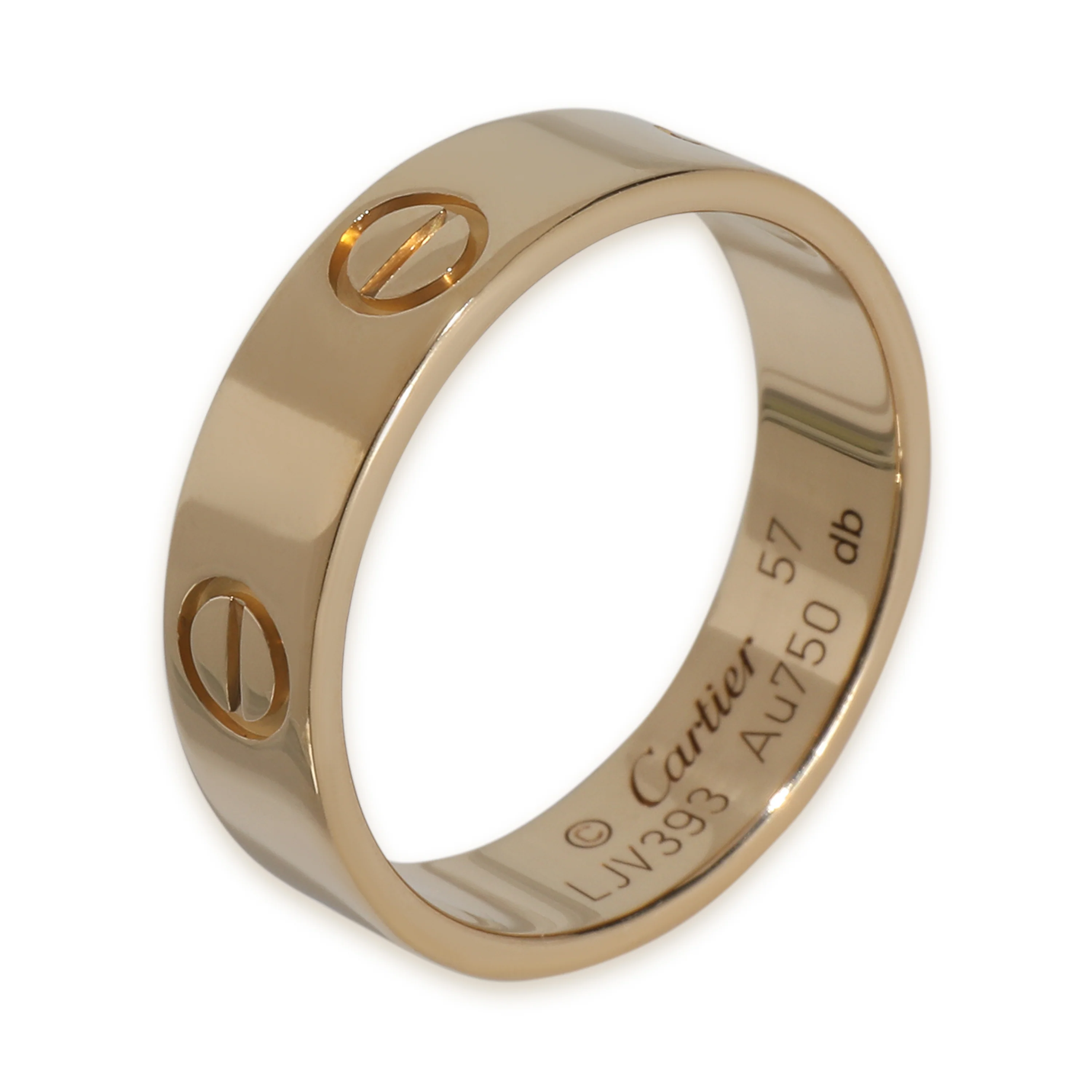Yellow Gold  Love Ring - Image 3