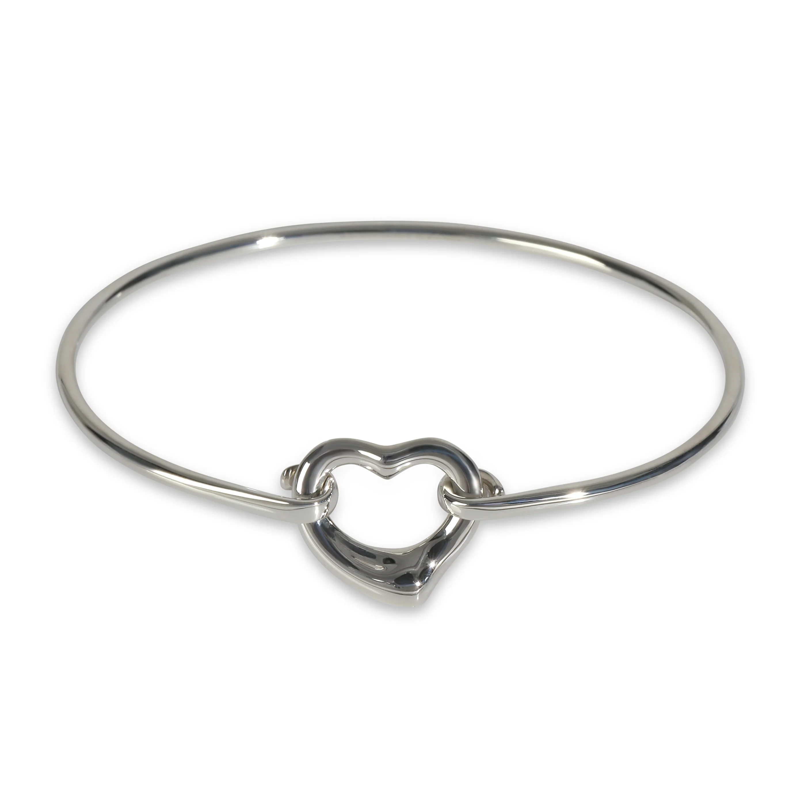 Sterling Silver Elsa Peretti Open Heart Bracelet