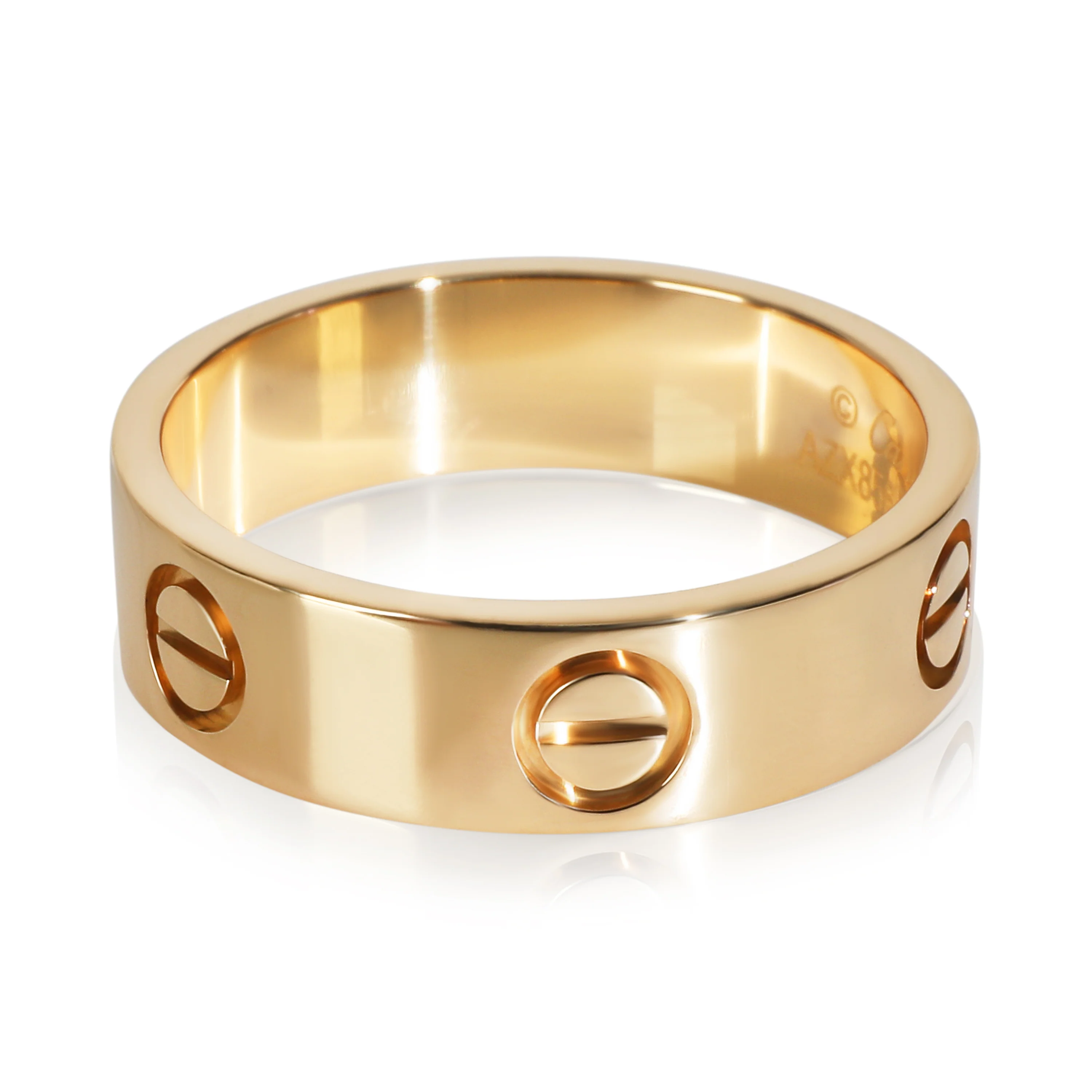 Yellow Gold  Love Ring - Image 2