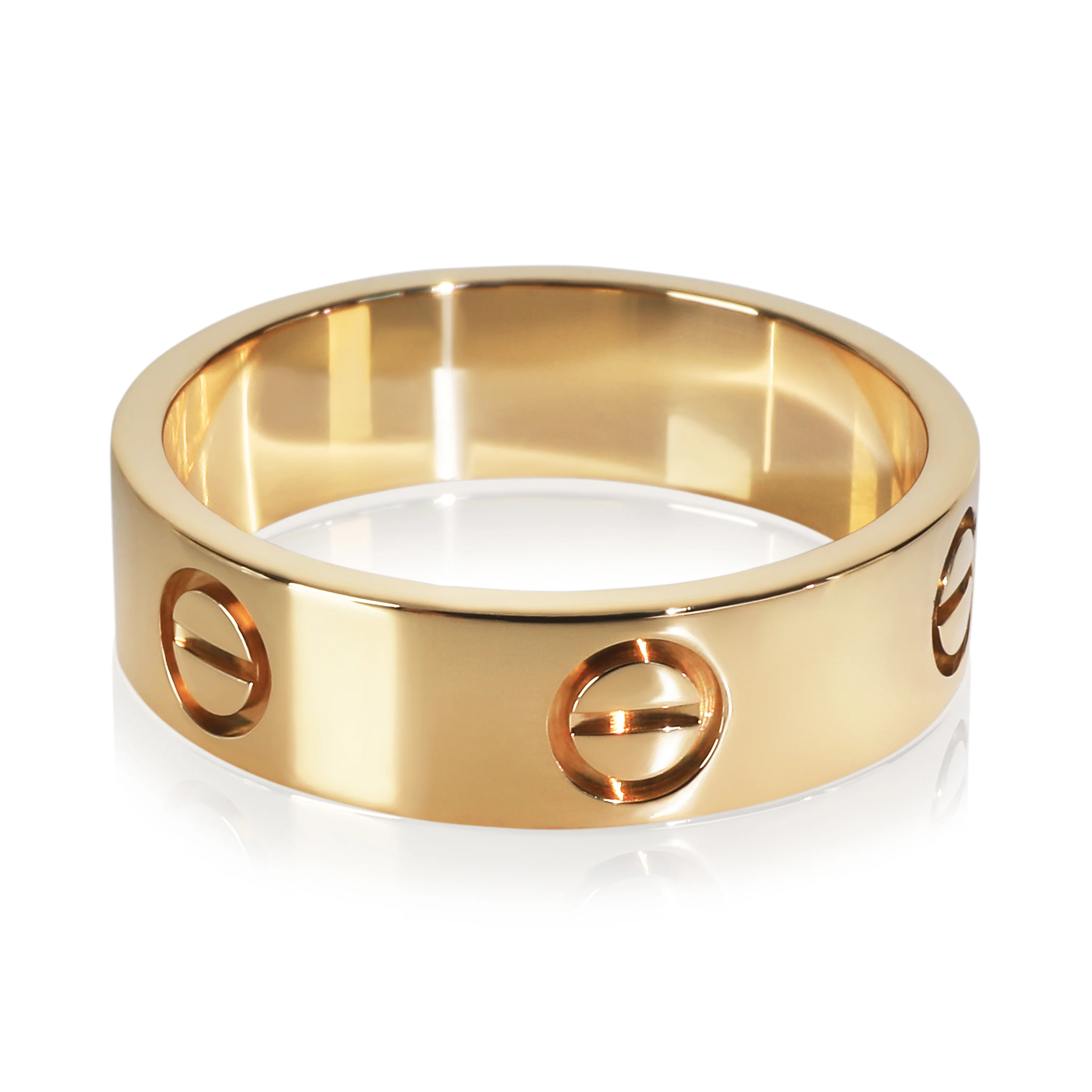 Yellow Gold  Love Ring - Image 3
