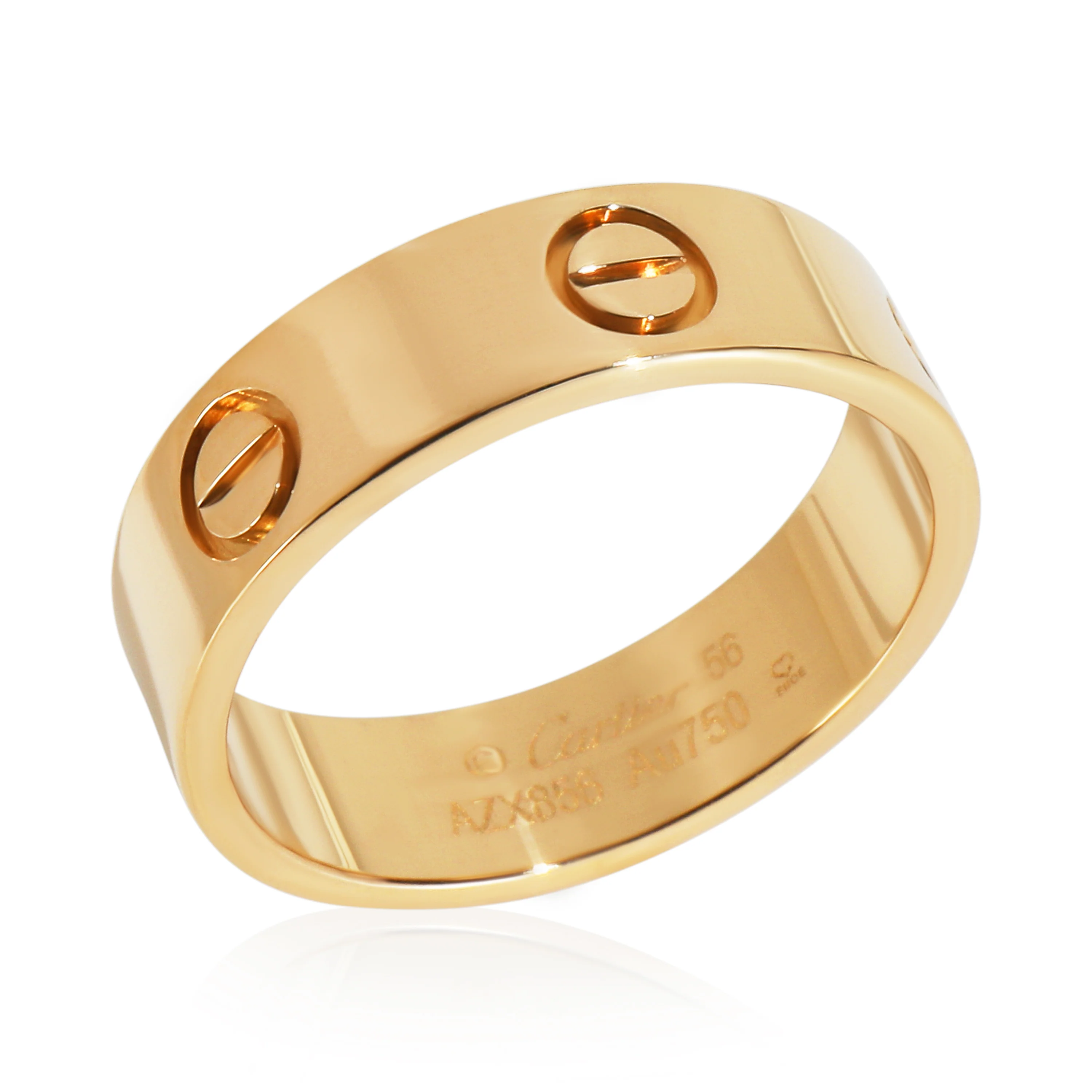Yellow Gold  Love Ring - Image 5