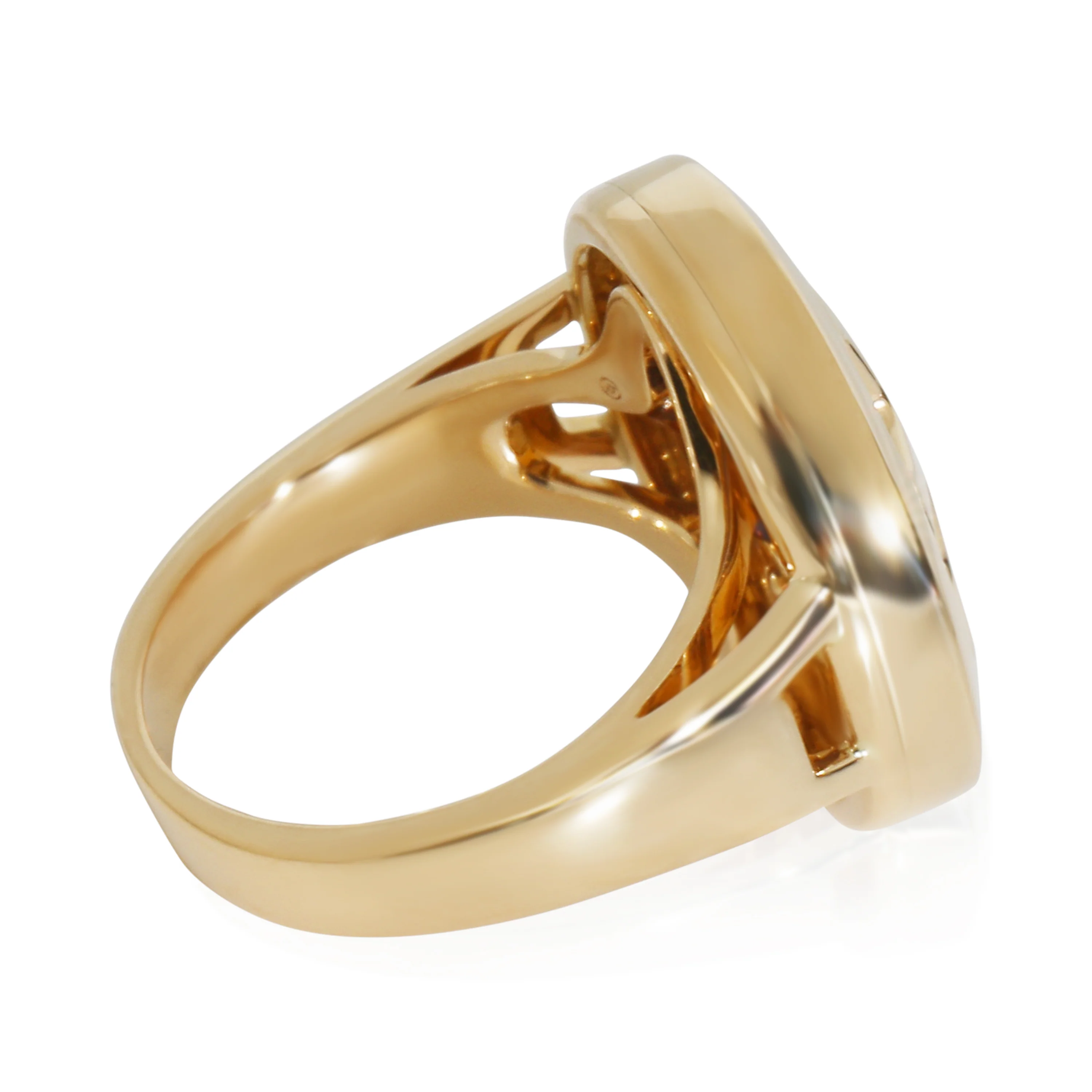 Yellow Gold Citrine and Amethyst Pasha de Cartier Ring - Image 3