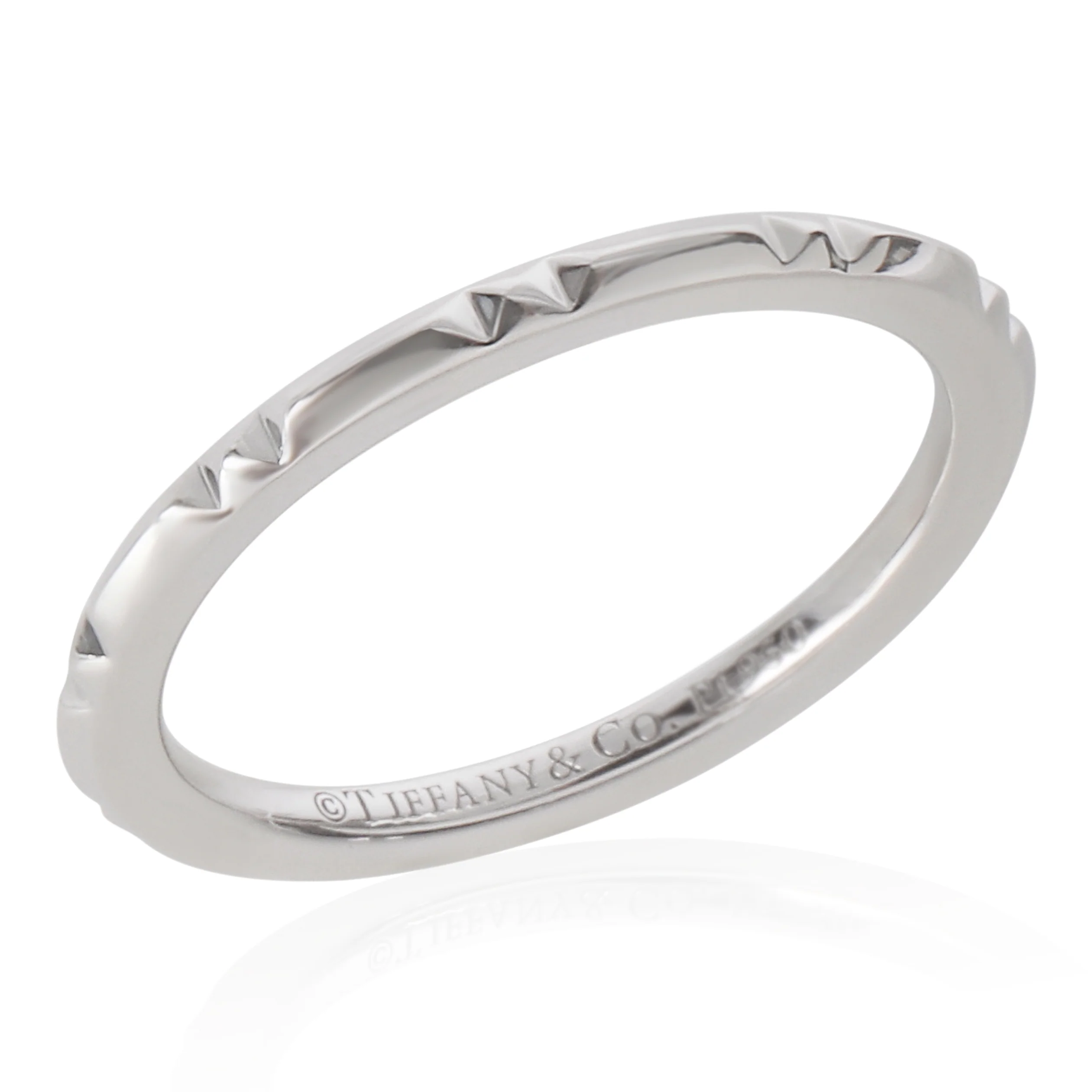 Platinum  Tiffany True Band - Image 5