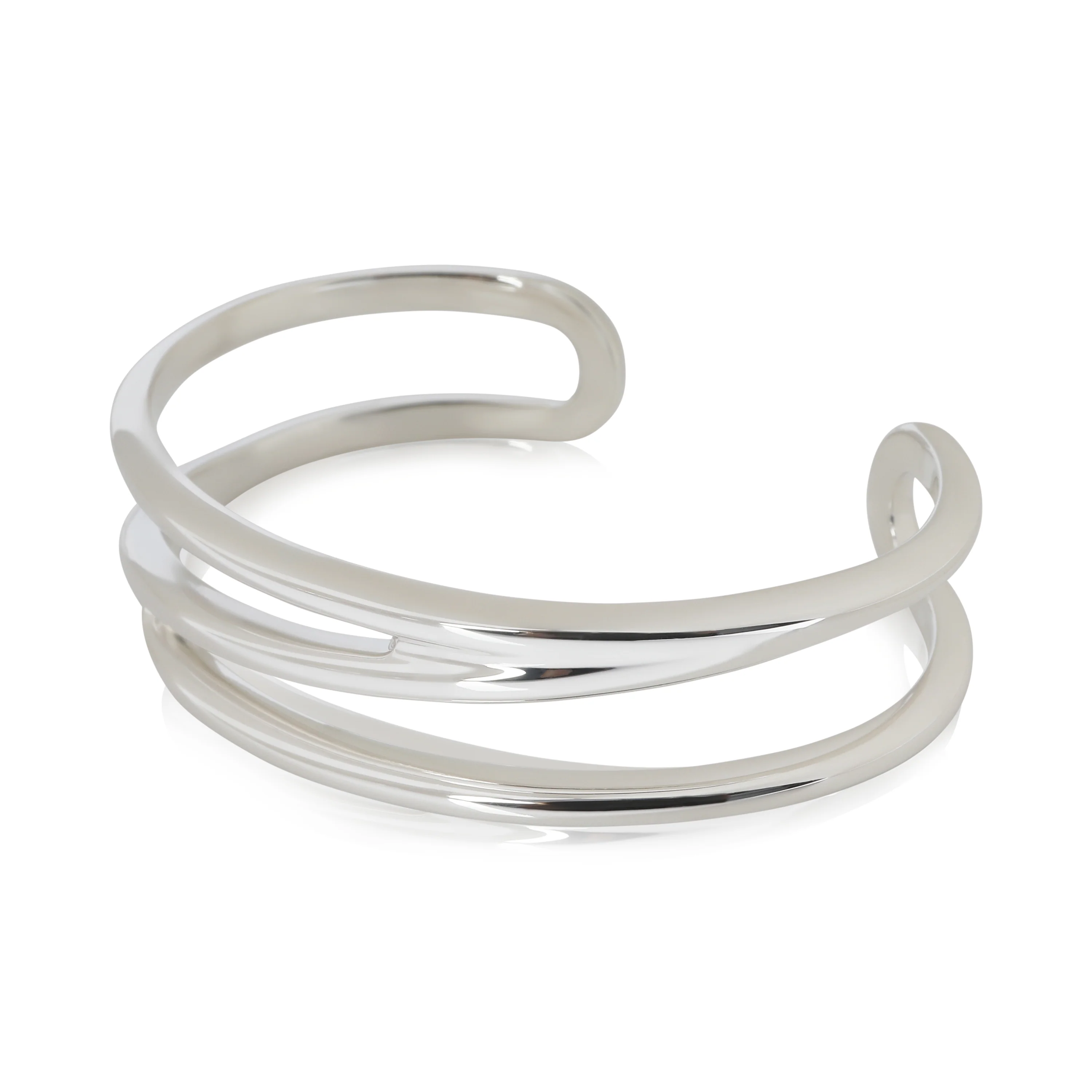 Sterling Silver  Zigzag Cuff Bracelet - Image 2