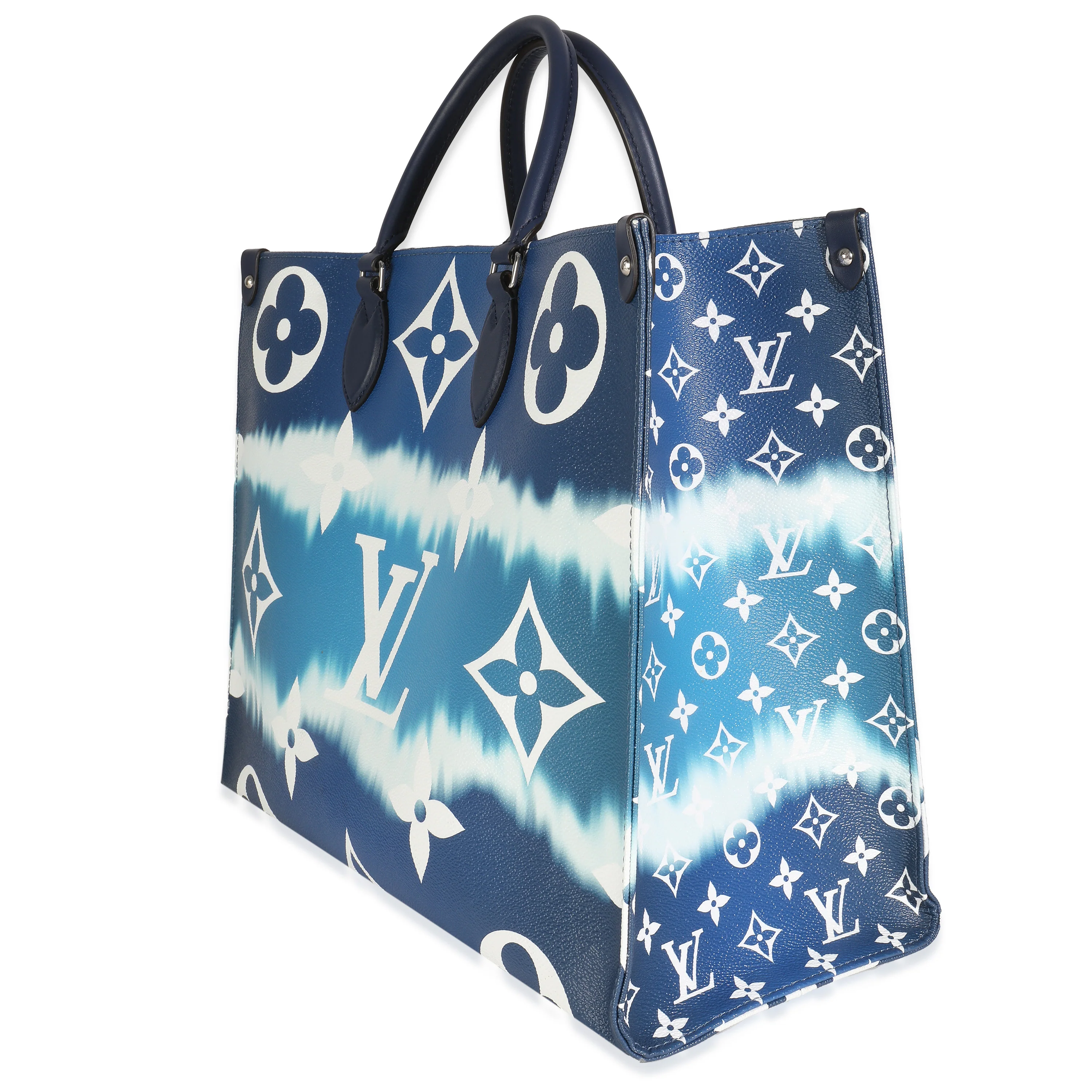 Blue Monogram Escale Canvas Onthego GM - Image 2